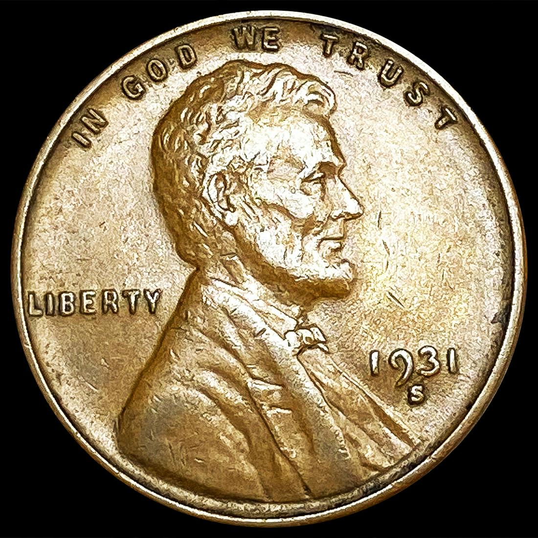 1931-S Wheat Cent CLOSELY UNCIRCULATED (1 of 2)