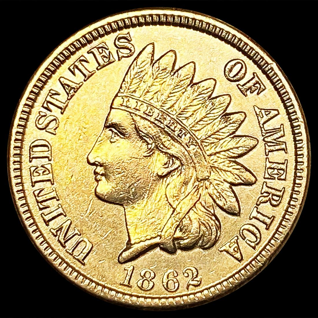 1862 Indian Head Cent CHOICE BU (1 of 2)