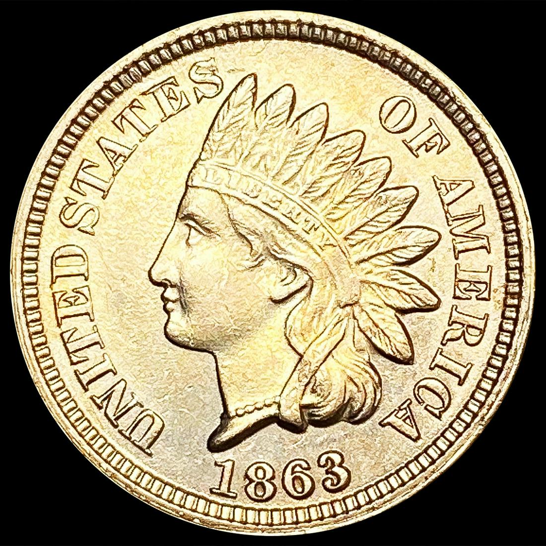 1863 Indian Head Cent UNCIRCULATED (1 of 2)