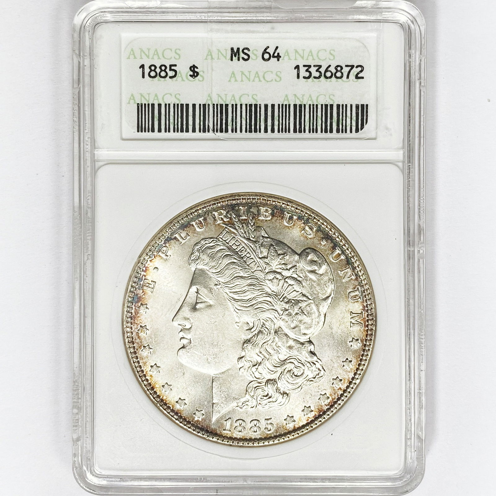 1885 Morgan Silver Dollar ANACS MS64 (1 of 2)