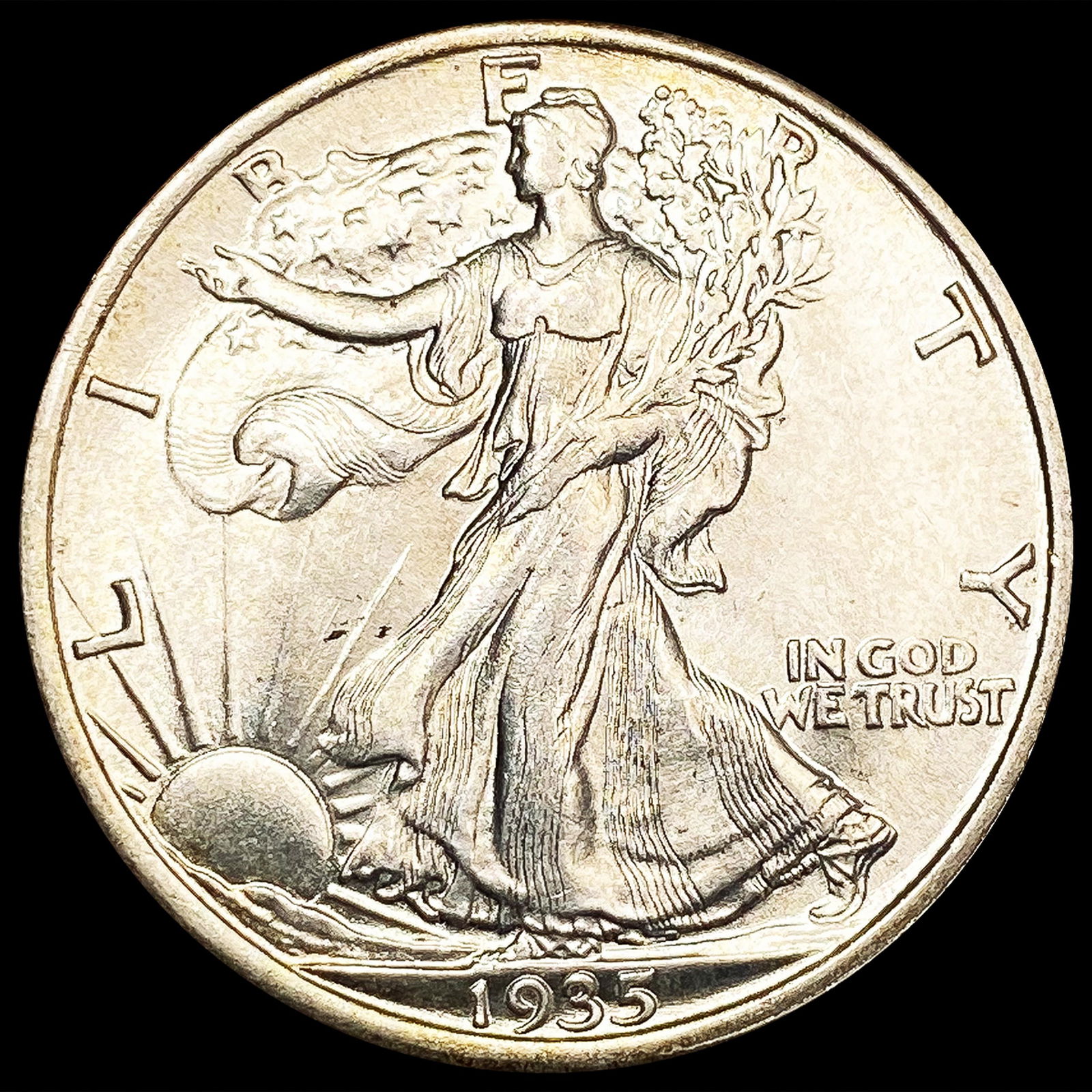 1935 Walking Liberty Half Dollar CHOICE BU (1 of 2)