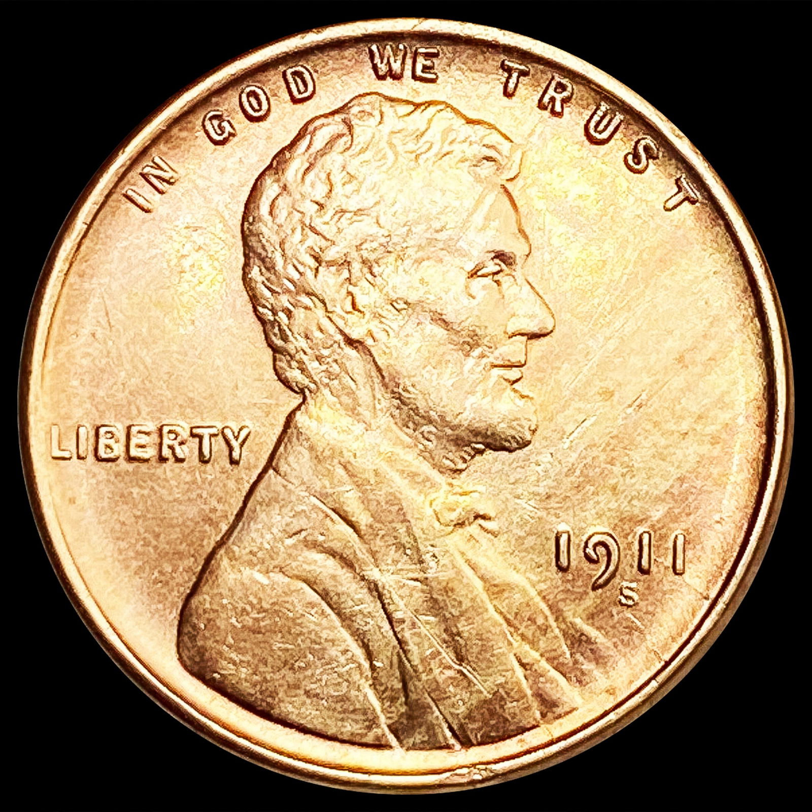 1911-S Wheat Cent UNCIRCULATED (1 of 2)
