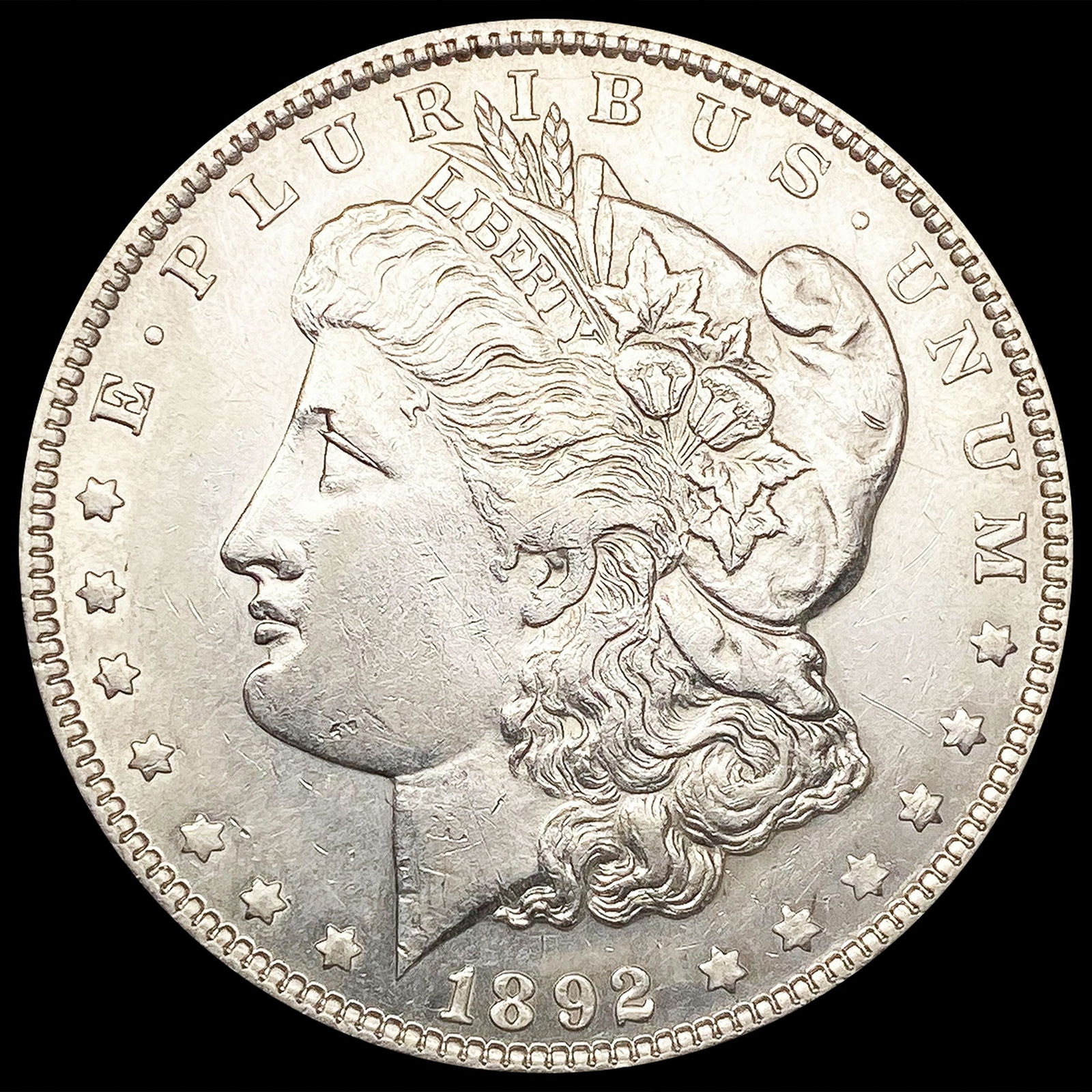 1892 Morgan Silver Dollar CLOSELY UNCIRCULATED (1 of 2)
