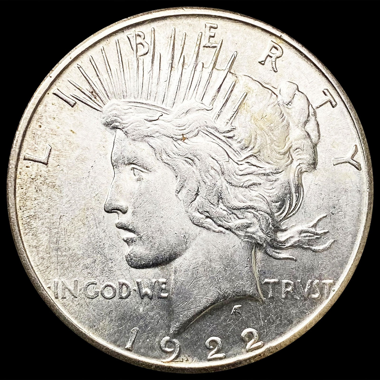 1922-S Silver Peace Dollar CLOSELY UNCIRCULATED (1 of 2)