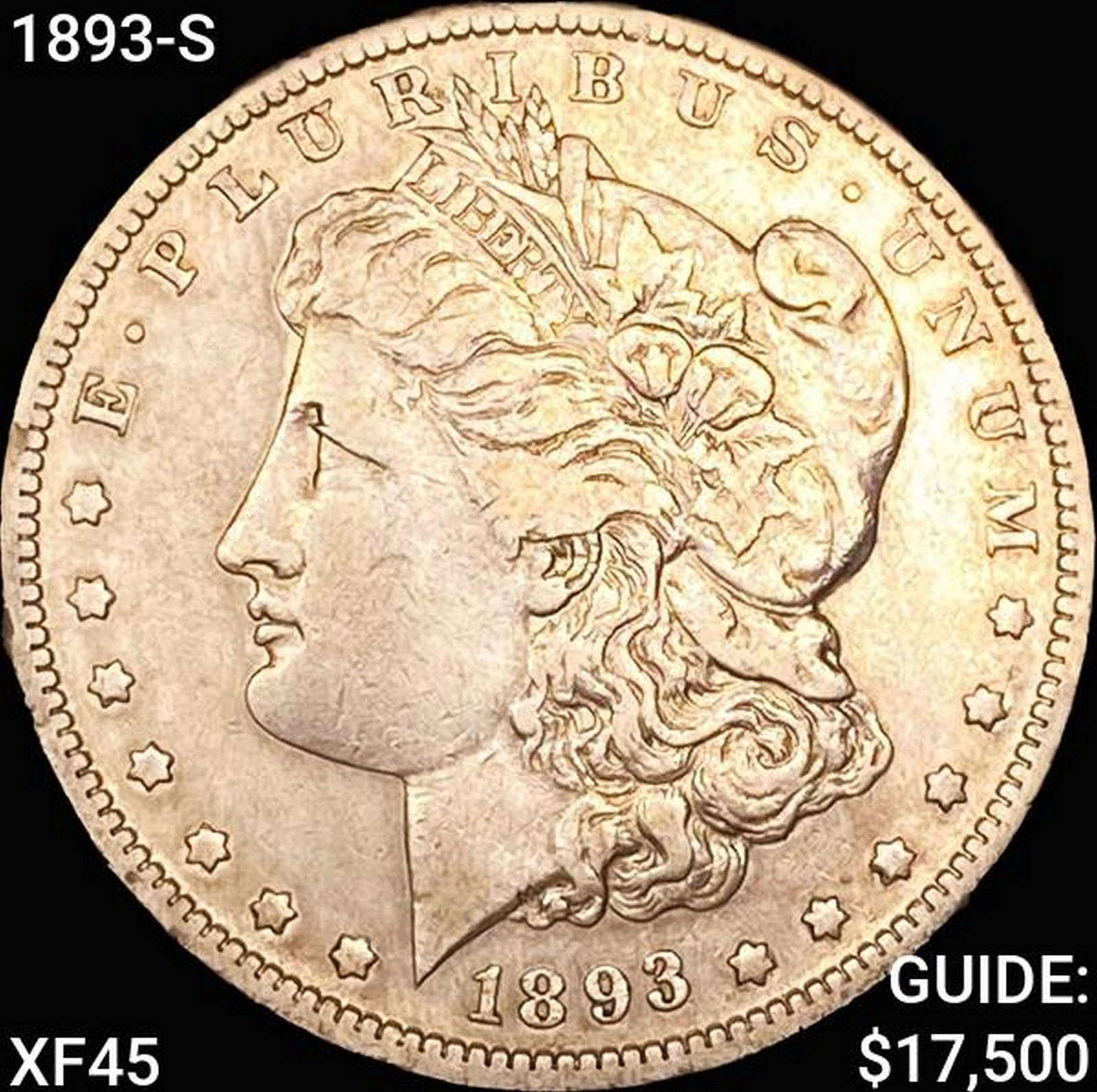 1893-S Morgan Silver Dollar NEARLY UNCIRCULATED (1 of 2)
