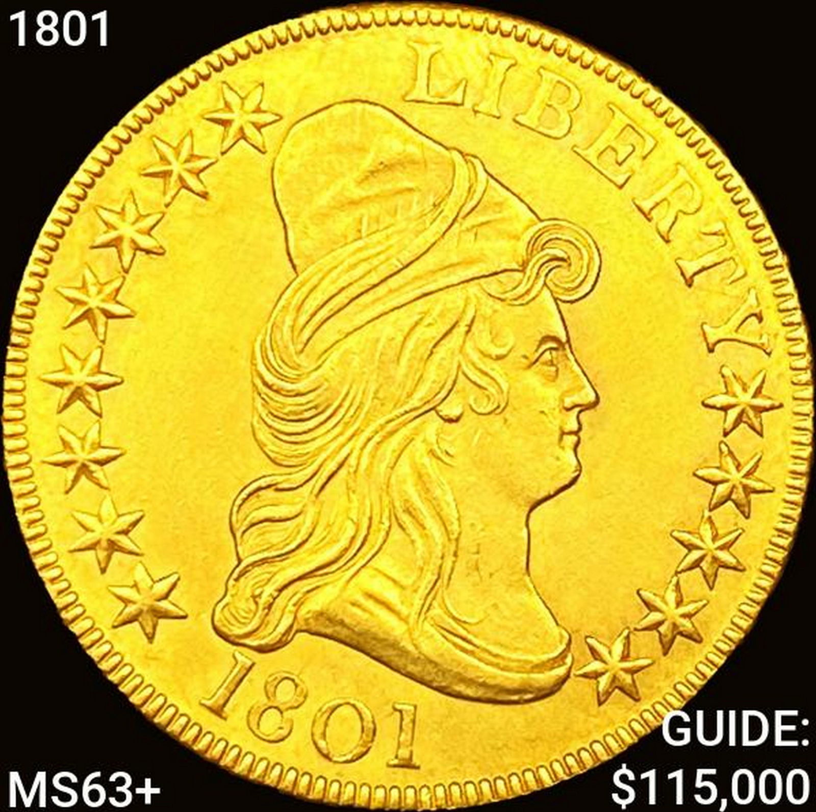 1801 $10 Gold Eagle CHOICE BU (1 of 2)