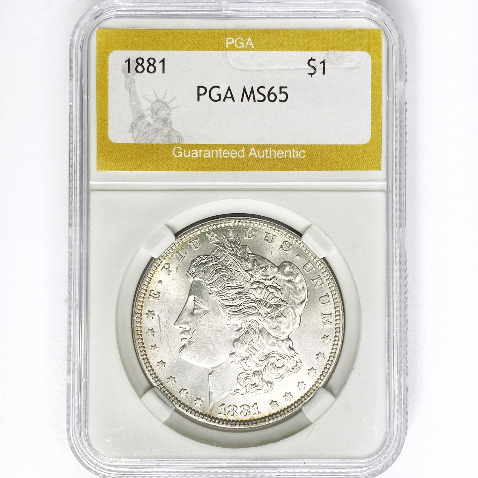 1881 Morgan Silver Dollar PGA MS65 (1 of 2)