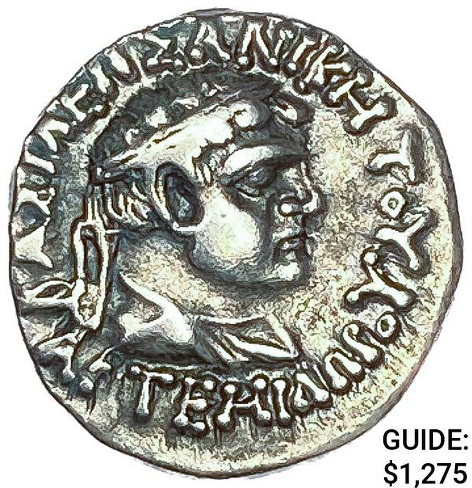 60-40 BC Greek Artemidoros Silver Drachm (1 of 2)