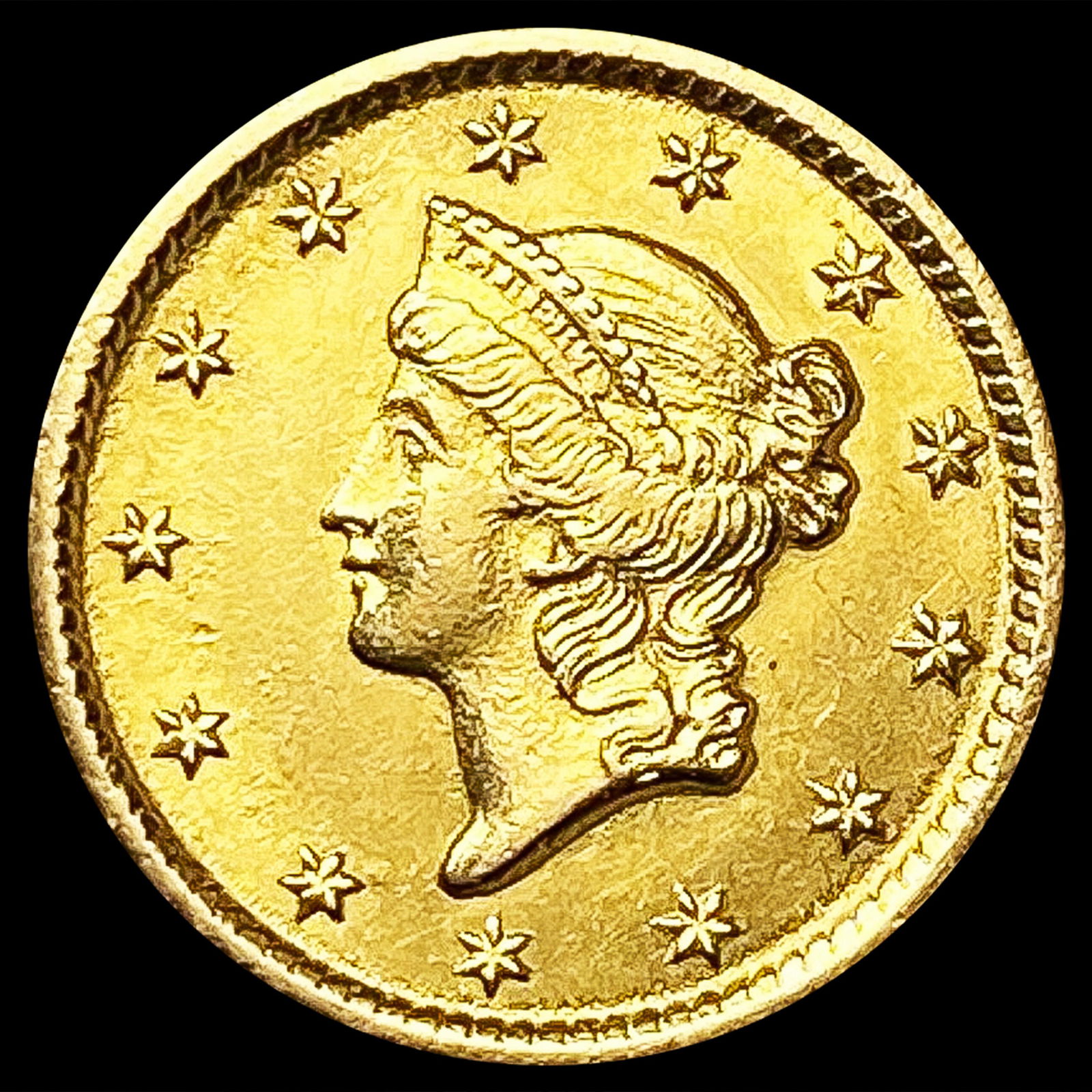 1853-O Rare Gold Dollar CLOSELY UNCIRCULATED (1 of 2)