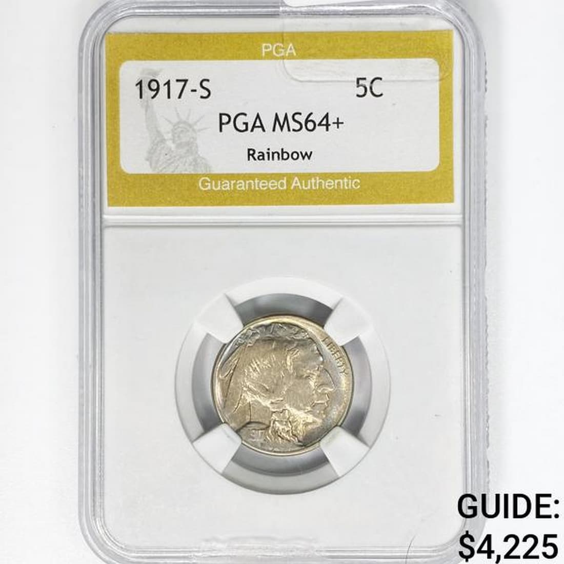 1917-S Buffalo Nickel PGA MS64+ (1 of 2)