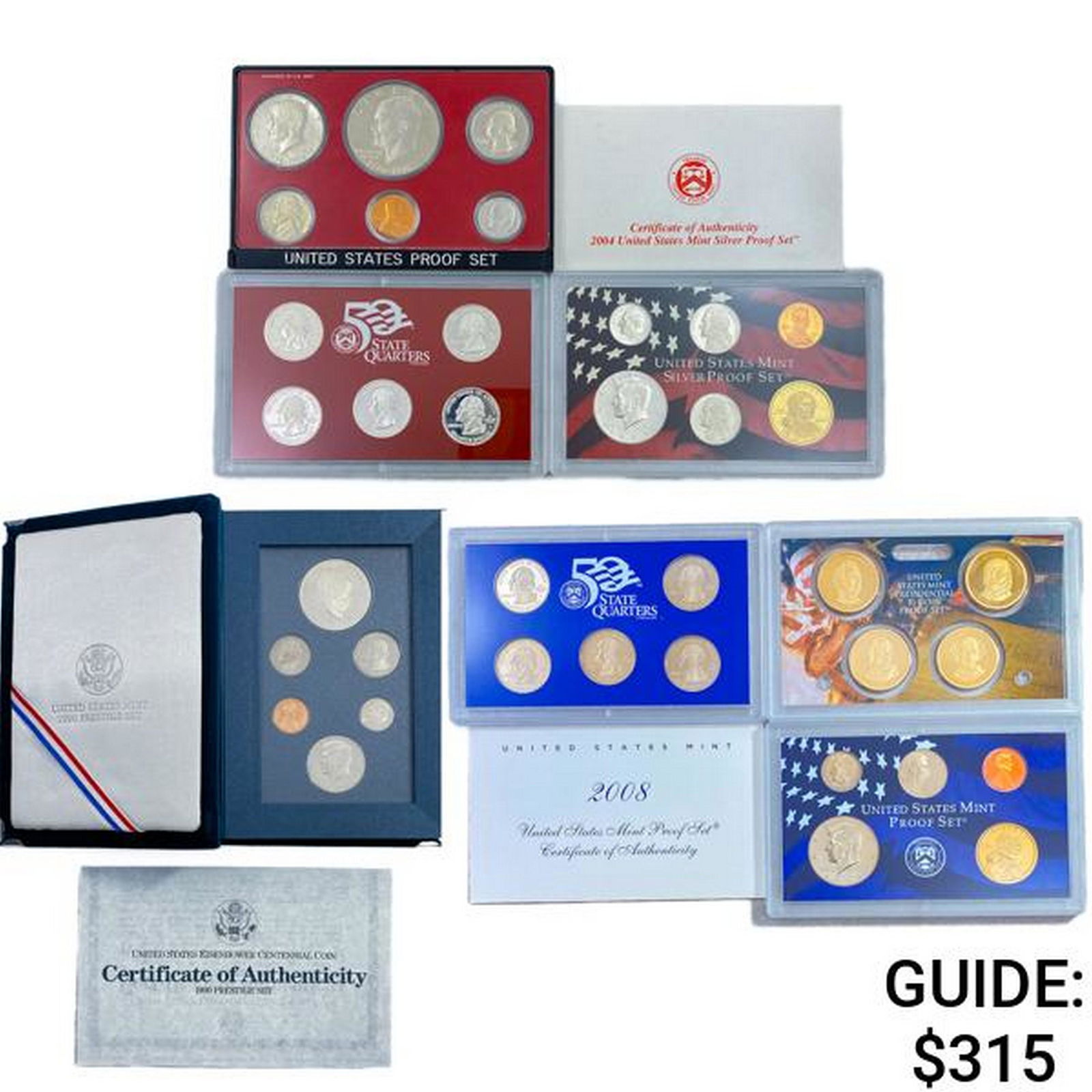 1976-2008 US Proof Silver Sets (37 Coins) (1 of 2)