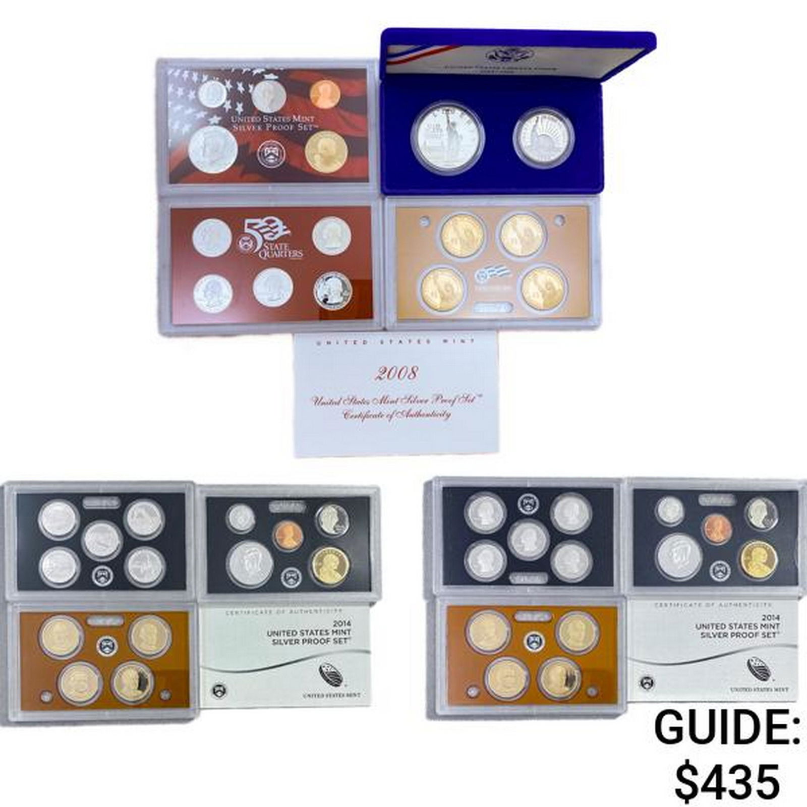 1986-2014 US Proof Silver Sets (44 Coins) (1 of 2)
