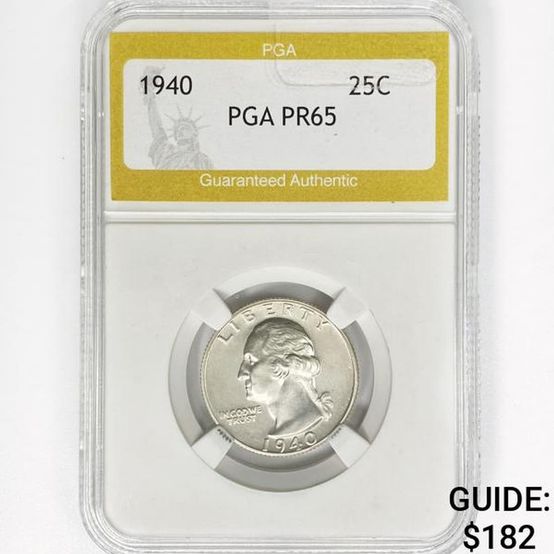 1940 Washington Silver Quarter PGA PR65 (1 of 2)