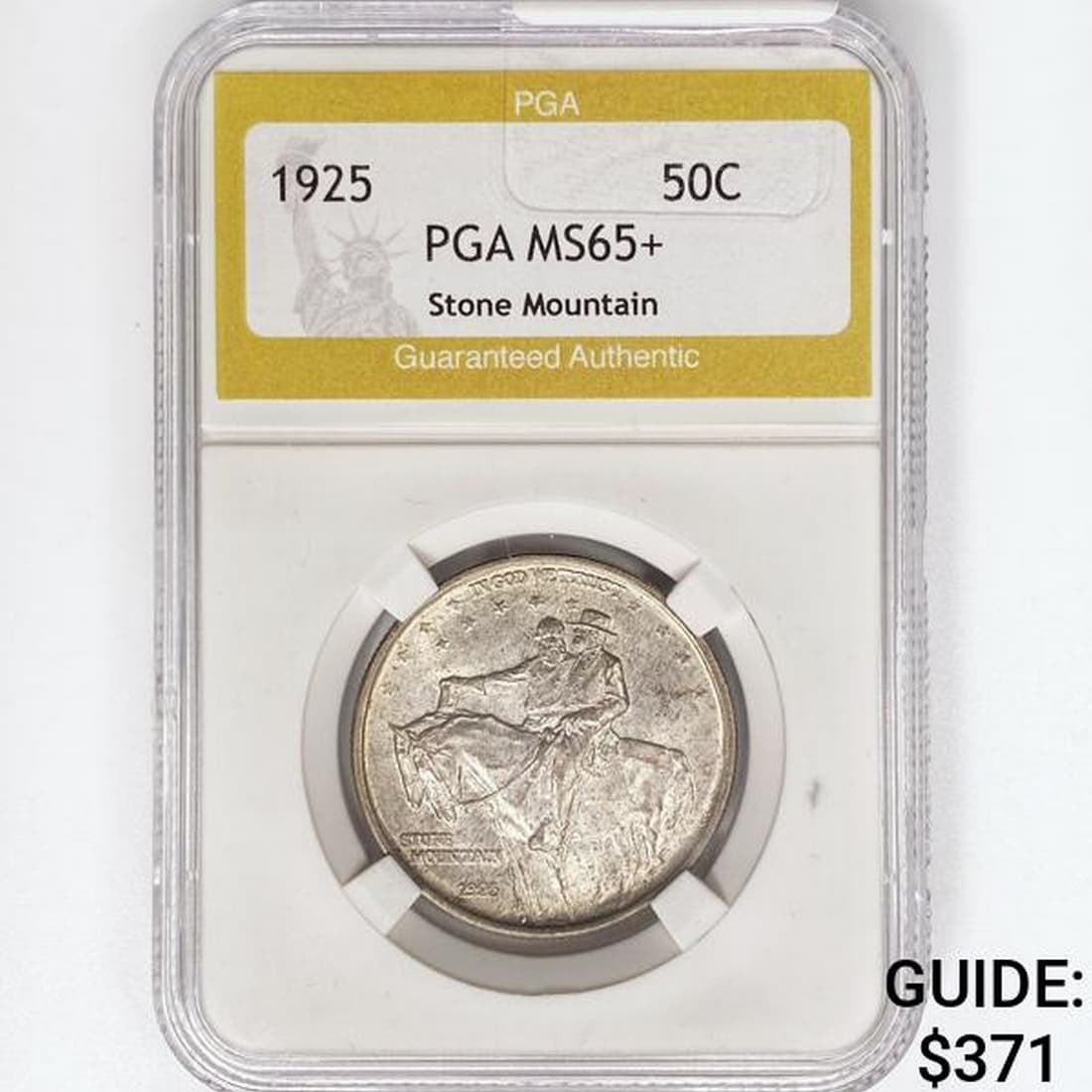 1925 Stone Mountain Half Dollar PGA MS65+ (1 of 2)