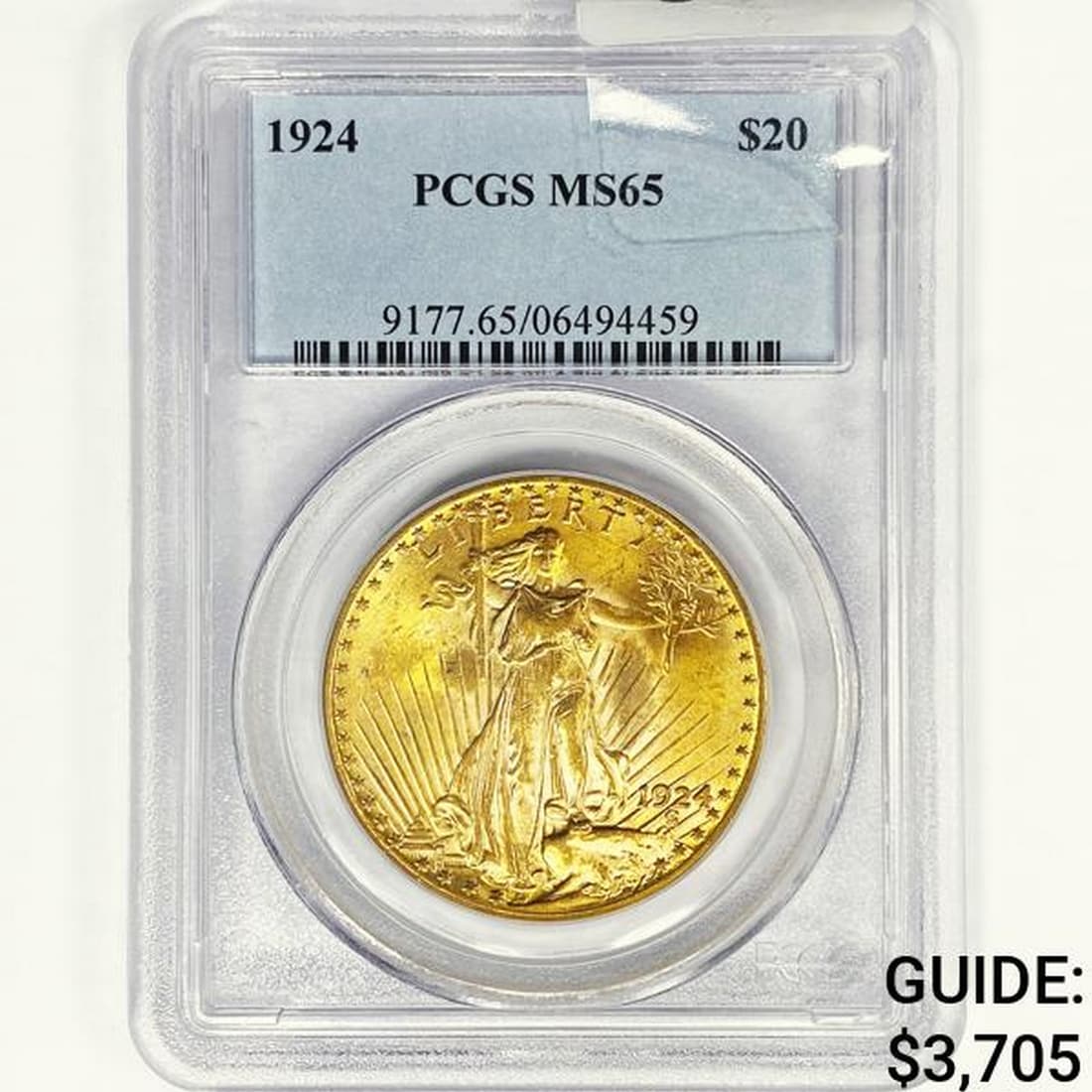 1924 $20 Gold Double Eagle PCGS MS65 (1 of 2)