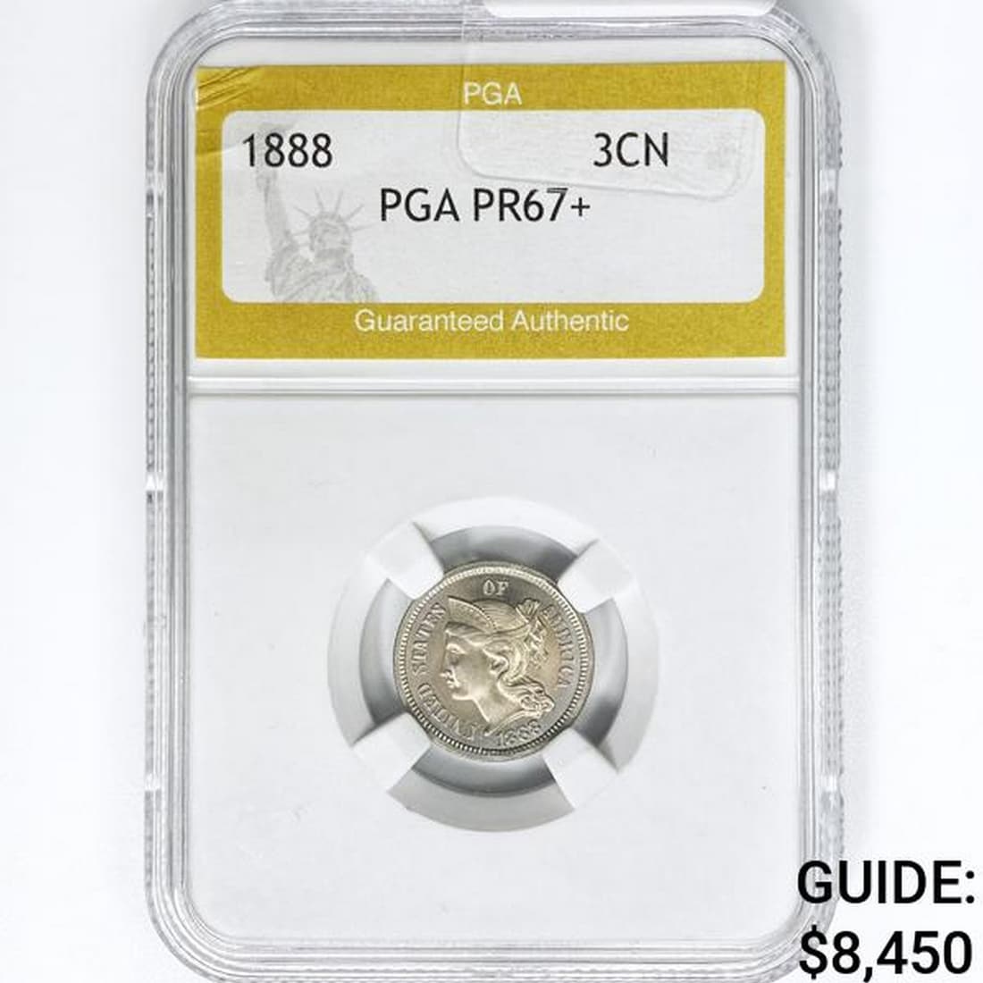 1888 Nickel Three Cent PGA PR67+ (1 of 2)