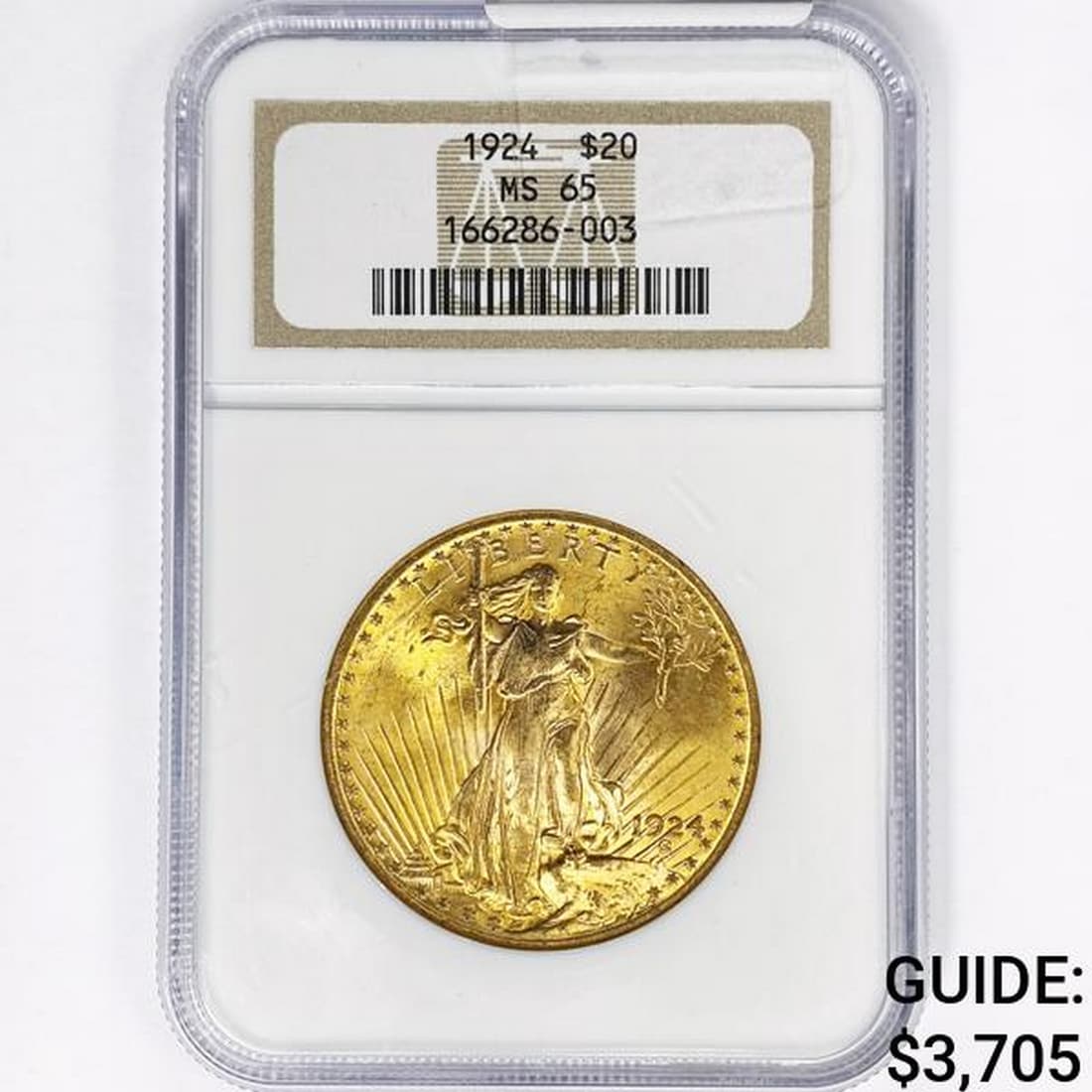 1924 $20 Gold Double Eagle NGC MS65 (1 of 2)