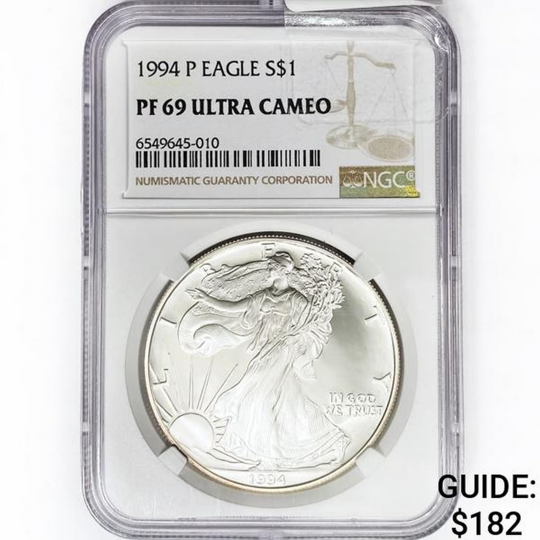 1994 American Silver Eagle NGC PF69 Ultra CAM (1 of 2)