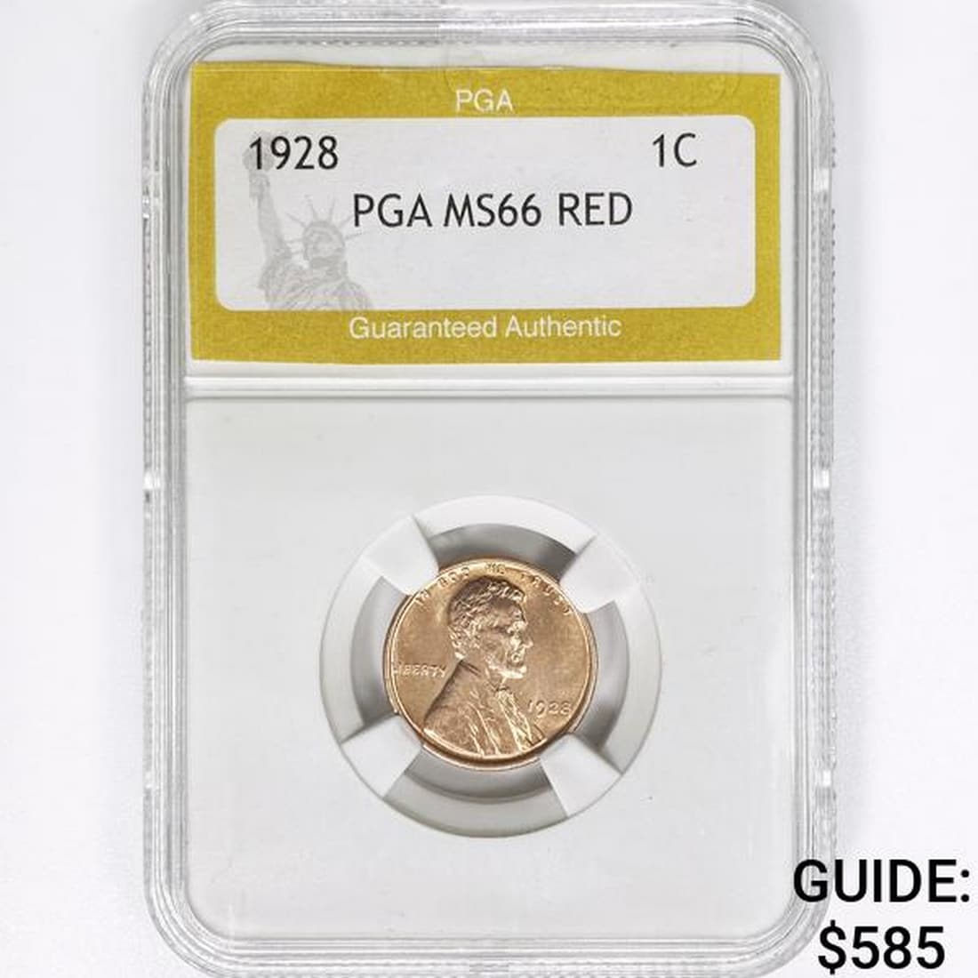 1928 Wheat Cent PGA MS66 RED (1 of 2)