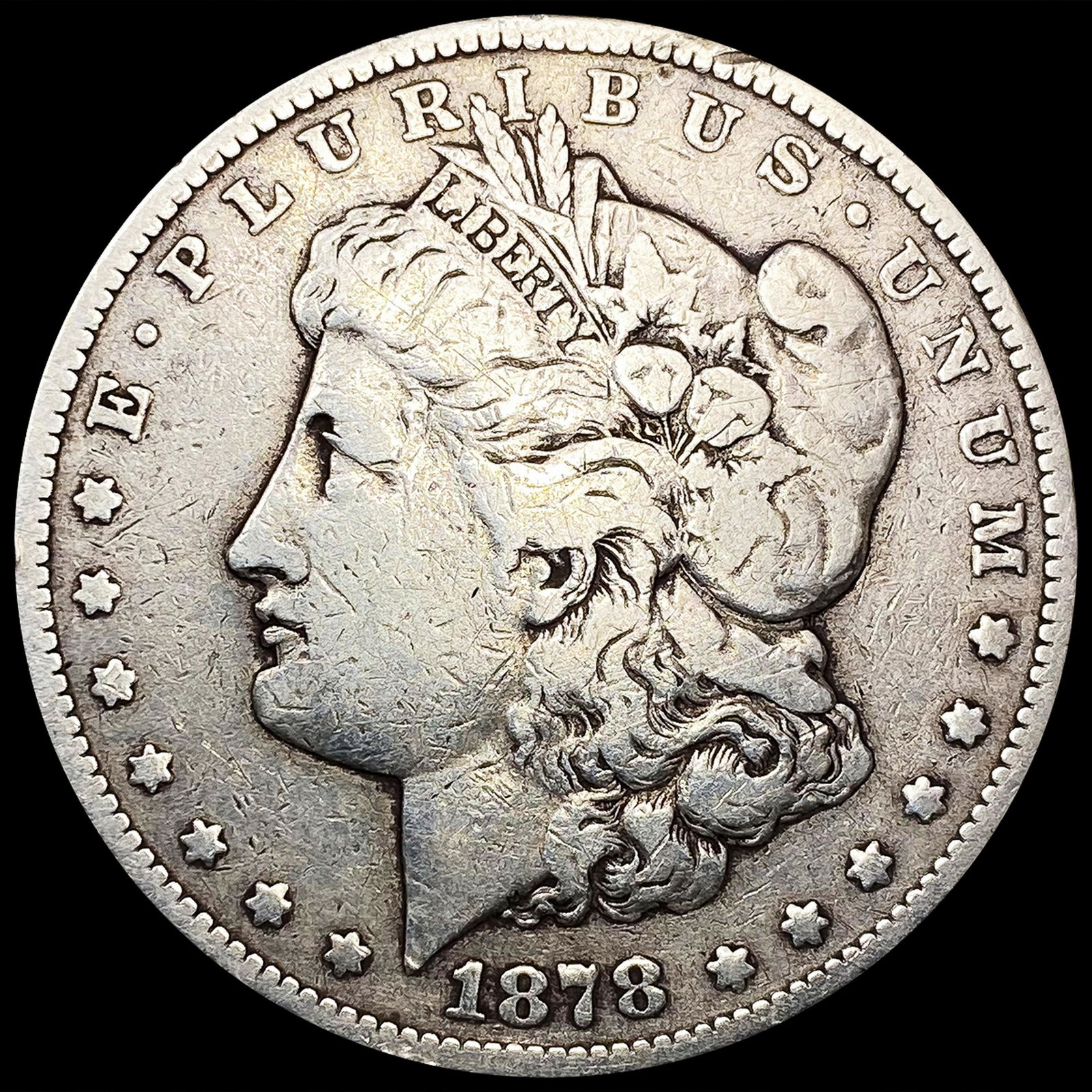 1878-CC Morgan Silver Dollar LIGHTLY CIRCULATED (1 of 2)
