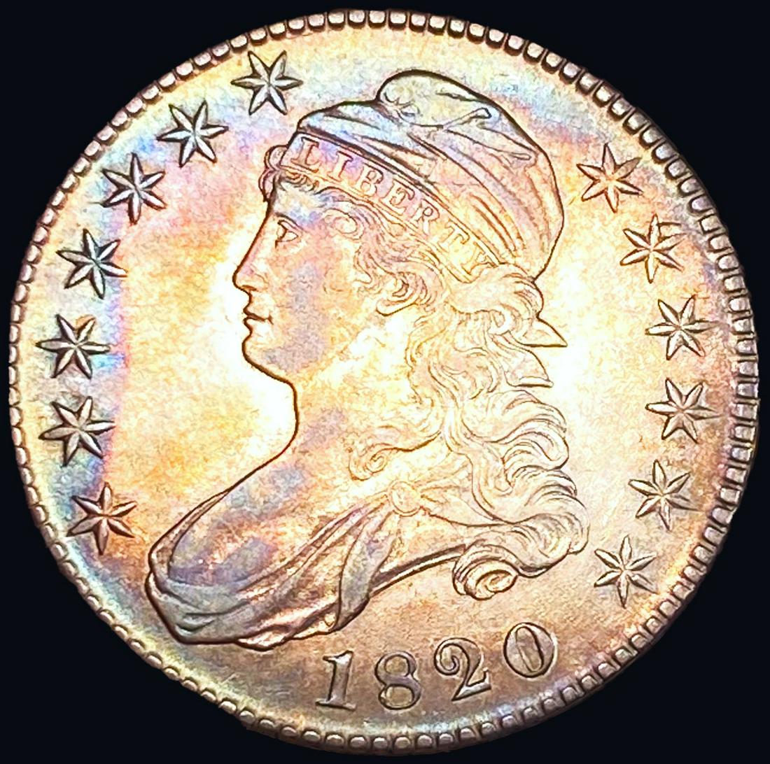 1820 Capped Bust Half Dollar CLOSELY UNCIRCULATED (1 of 2)