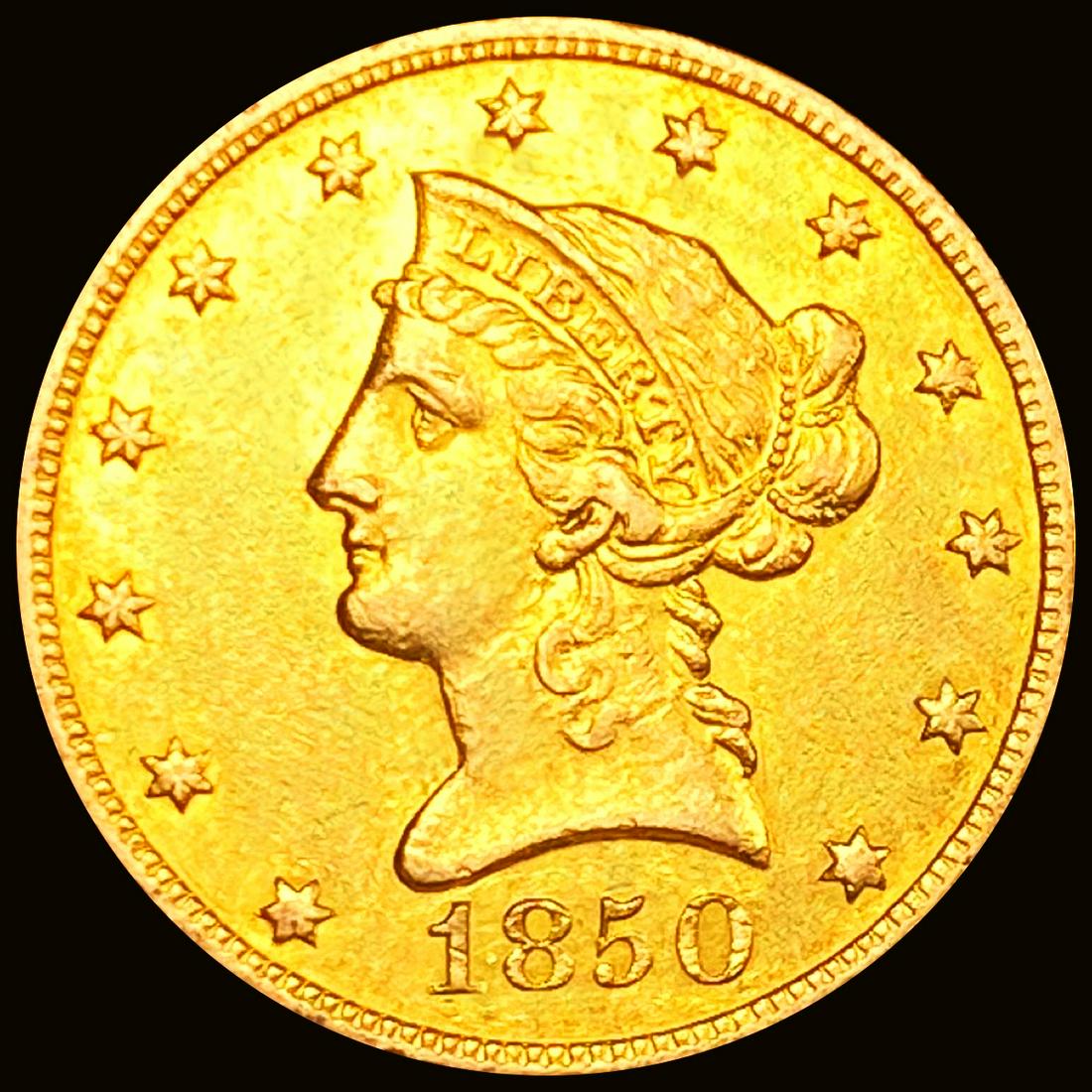 1850-O $10 Gold Eagle CLOSELY UNCIRCULATED (1 of 2)