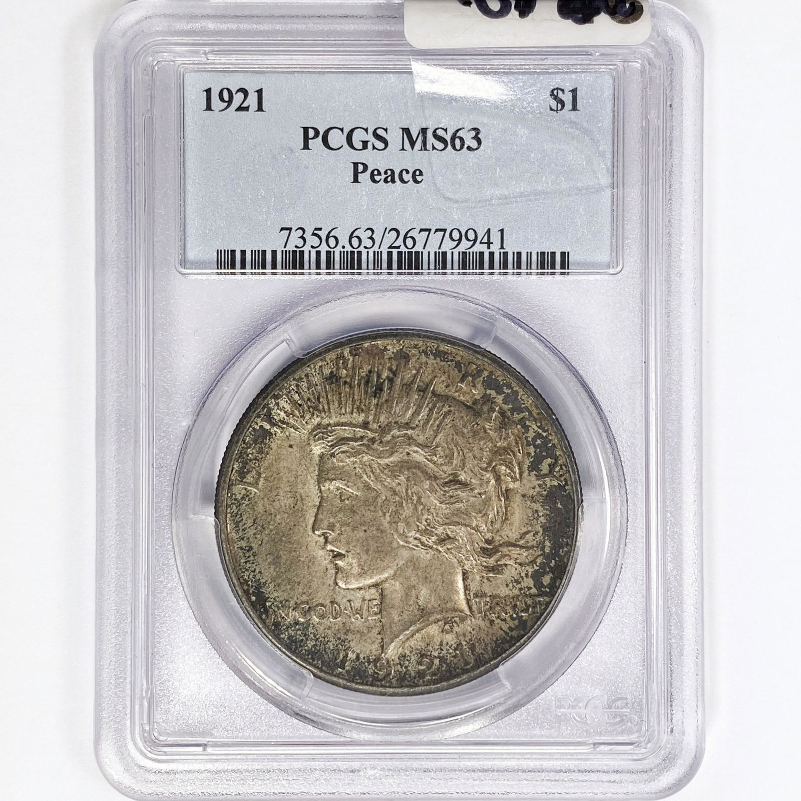 1921 Silver Peace Dollar PCGS MS63 (1 of 2)