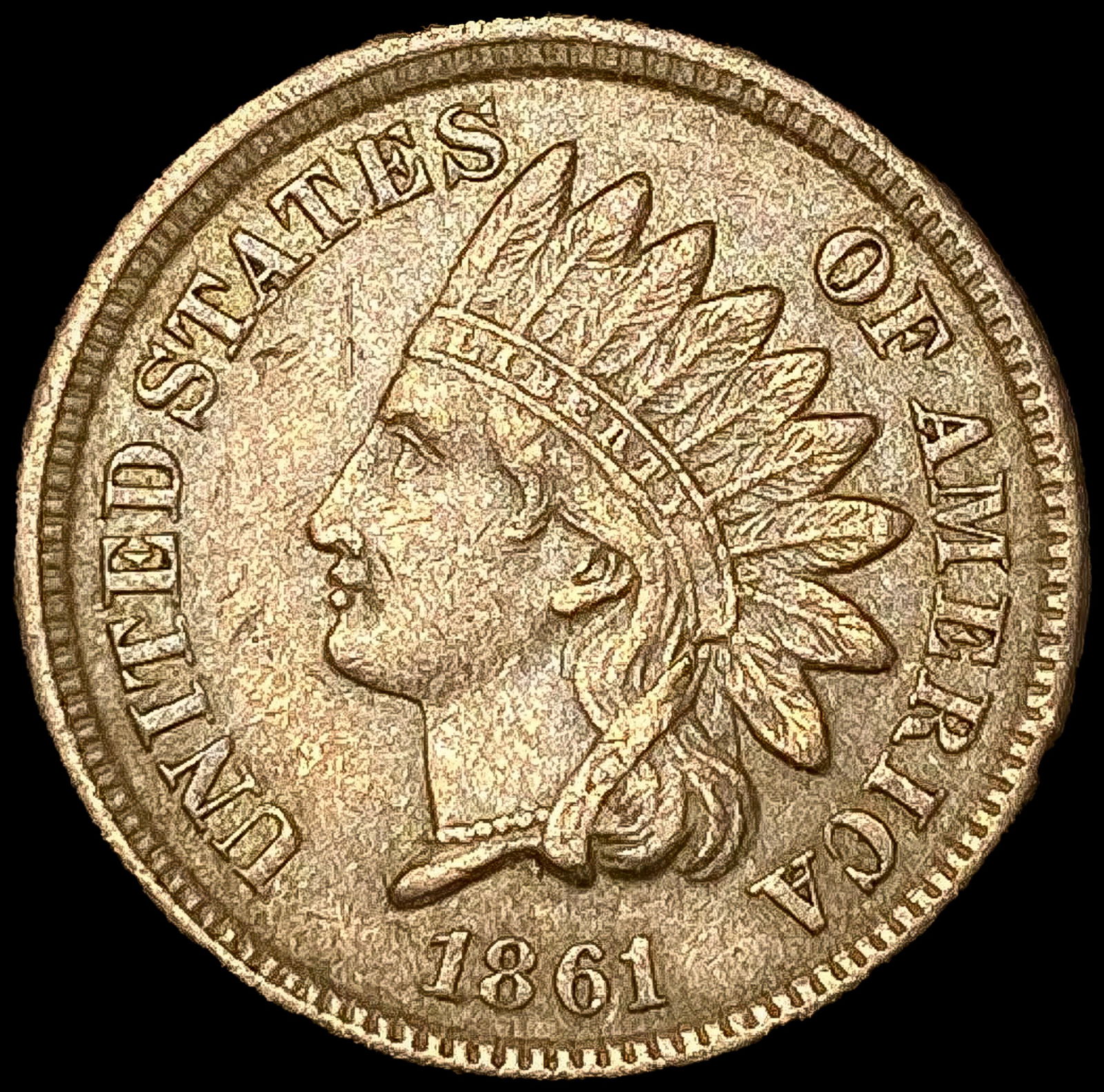 1861 Indian Head Cent UNCIRCULATED (1 of 2)