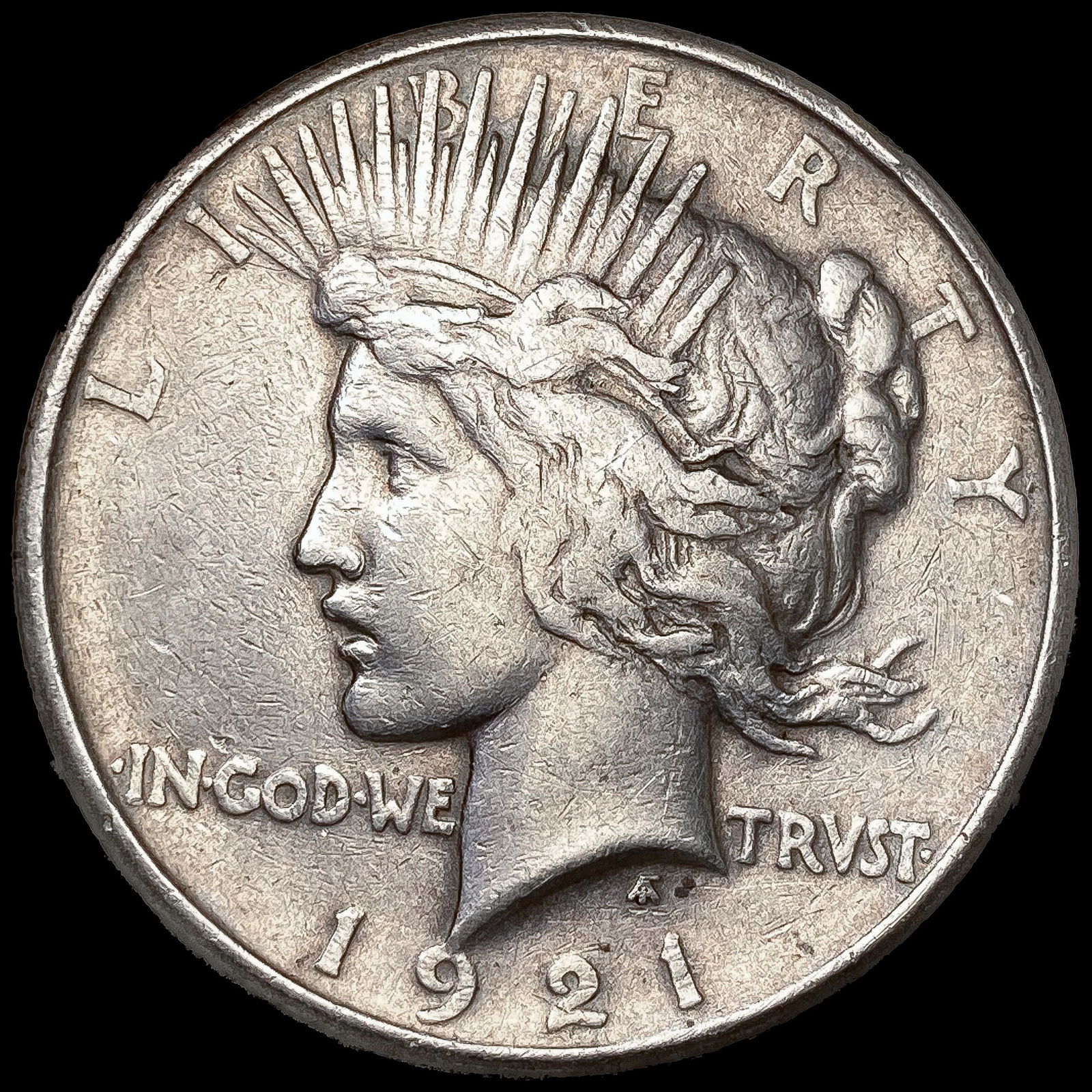 1921 Silver Peace Dollar LIGHTLY CIRCULATED (1 of 2)