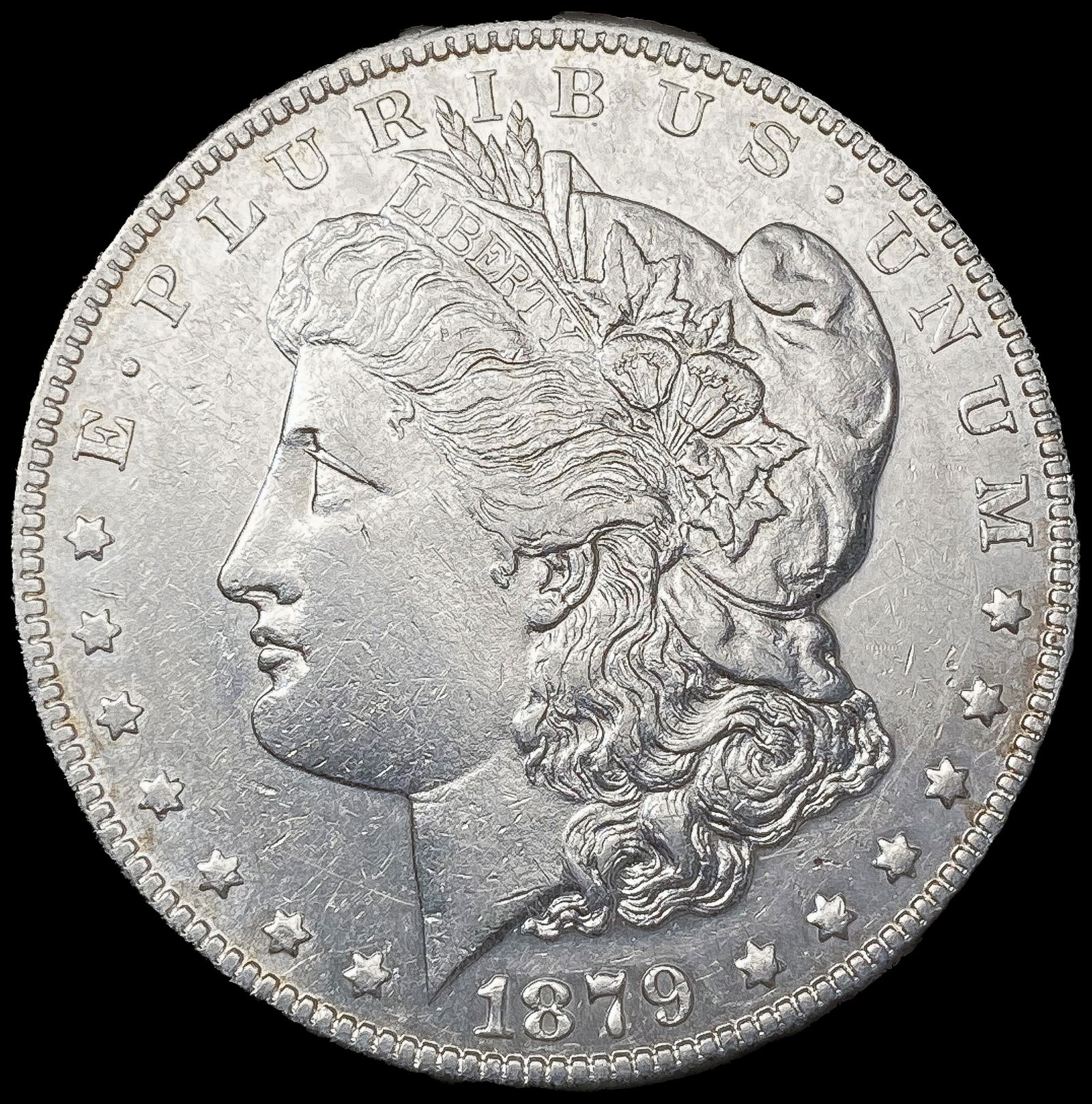 1879-S 7TF Rev 78 Morgan Silver Dollar UNCIRCULATE (1 of 2)