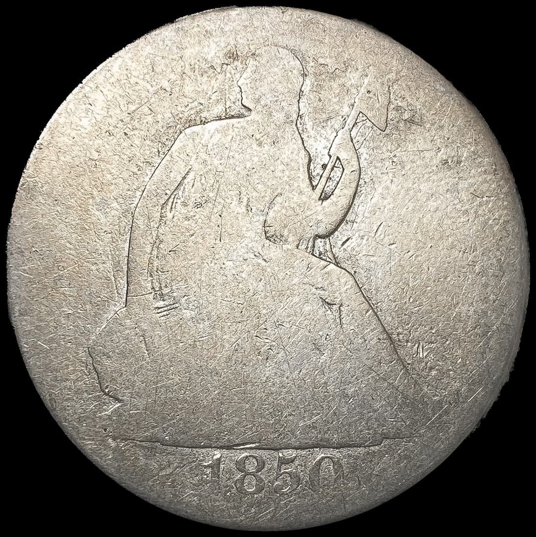 1850 Seated Liberty Half Dollar (1 of 2)