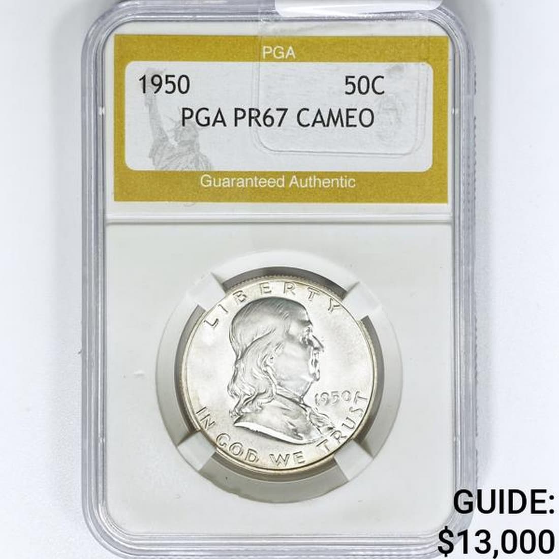 1950 Franklin Half Dollar PGA PR67 Cameo (1 of 2)