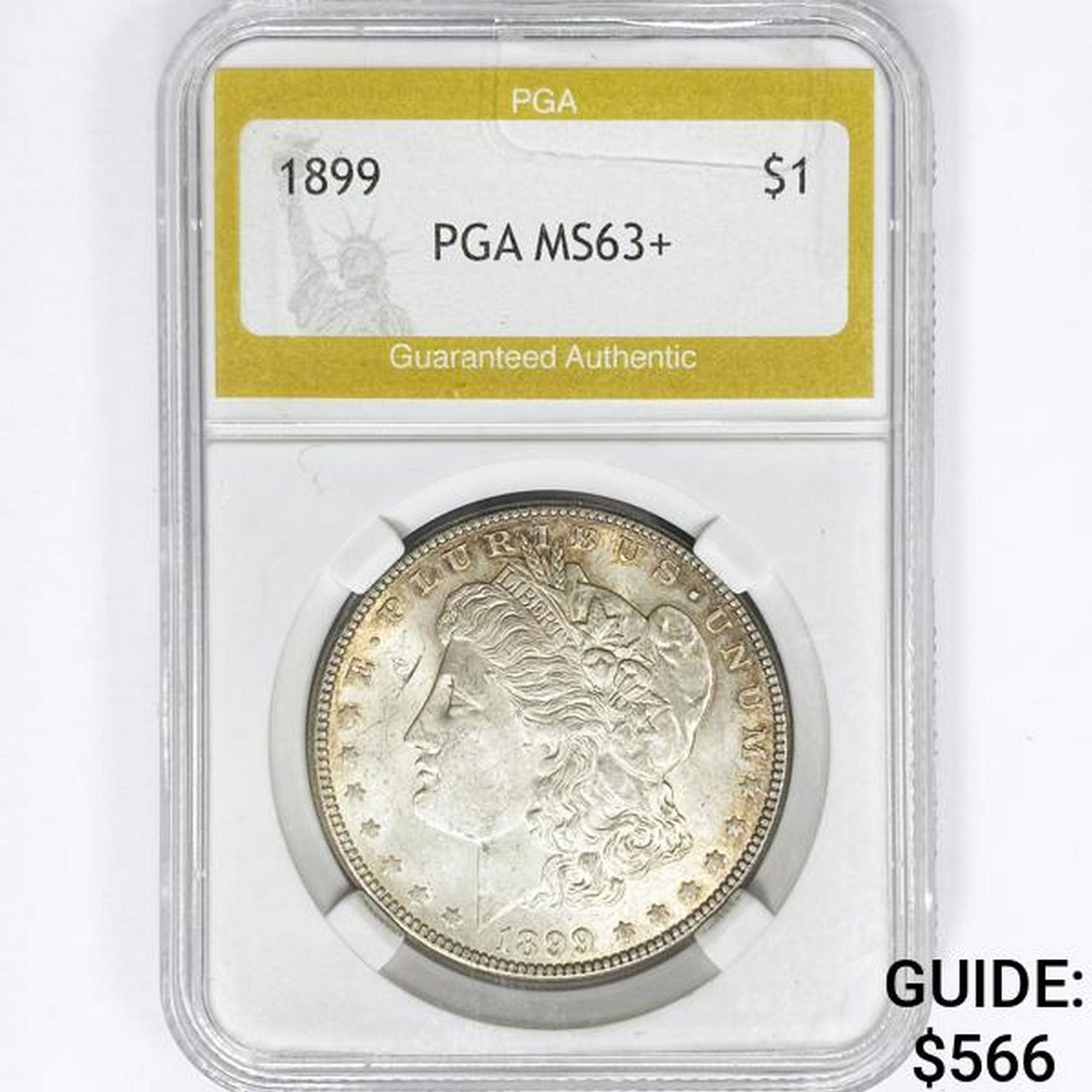 1899 Morgan Silver Dollar PGA MS63+ (1 of 2)