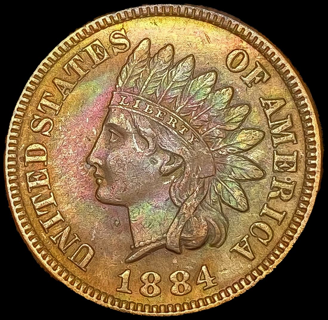 1884 Indian Head Cent (1 of 2)