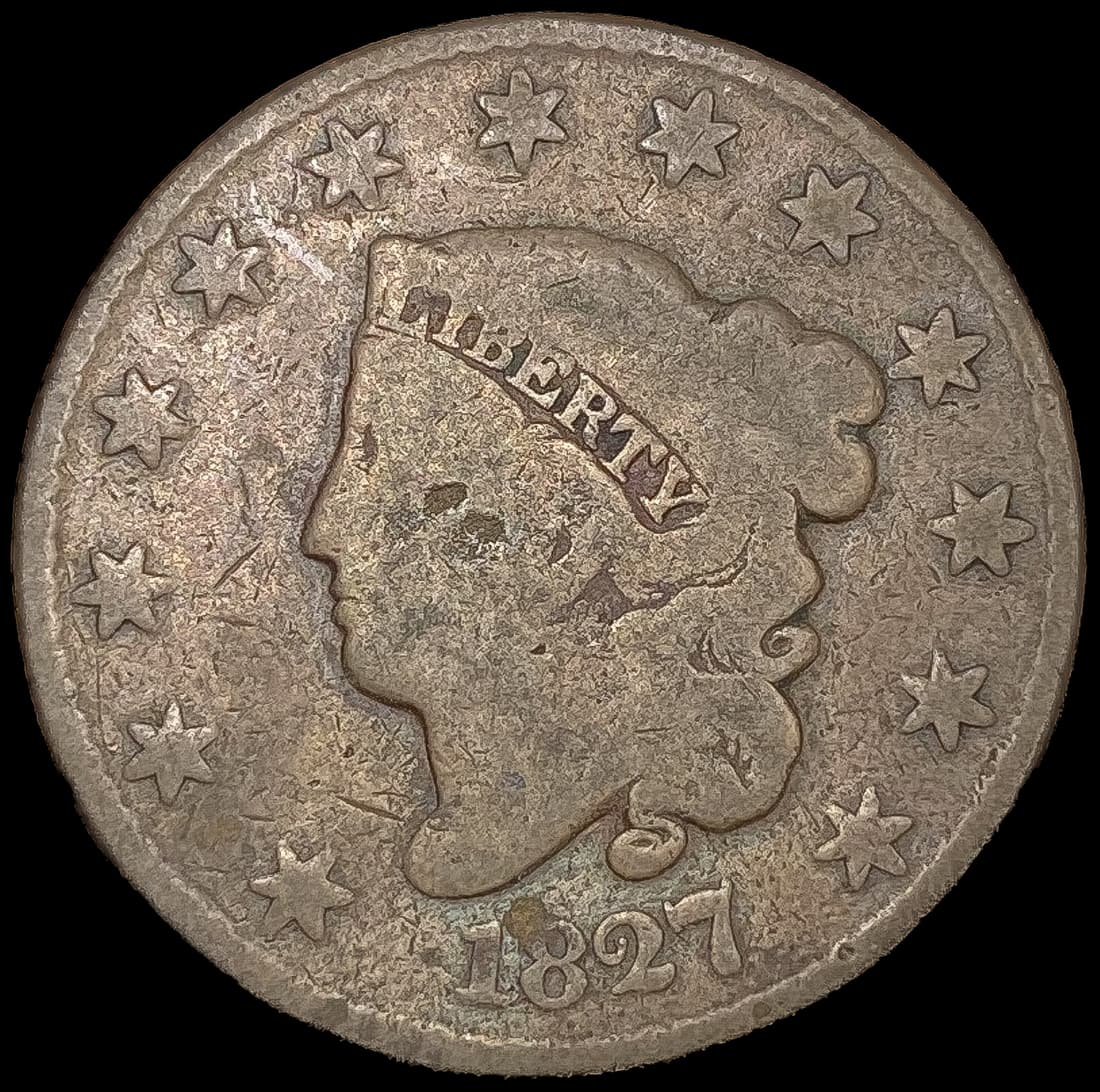 1827 Large Cent (1 of 2)