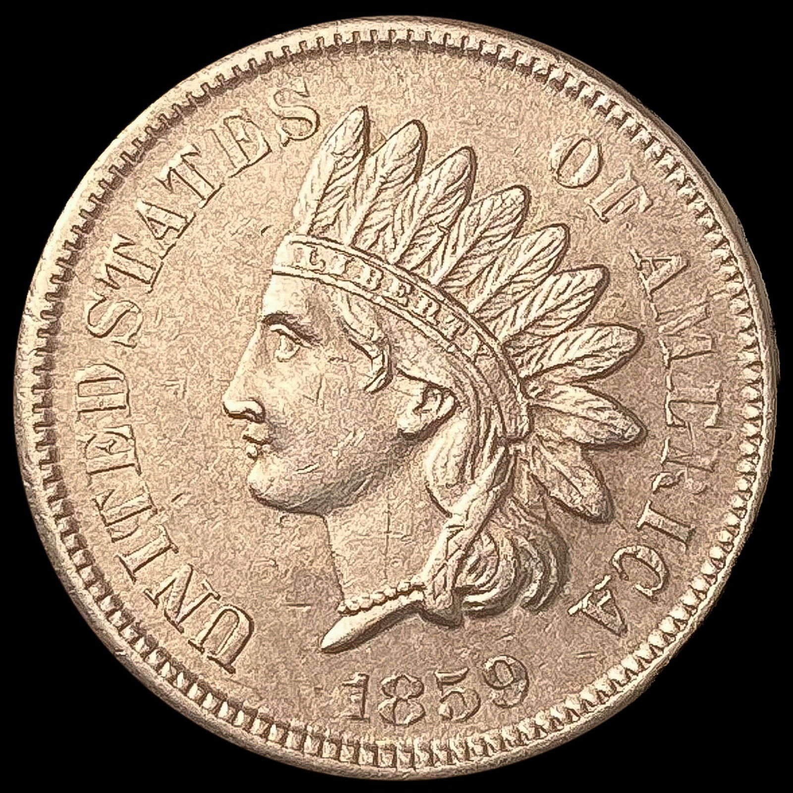 1859 Indian Head Cent (1 of 2)