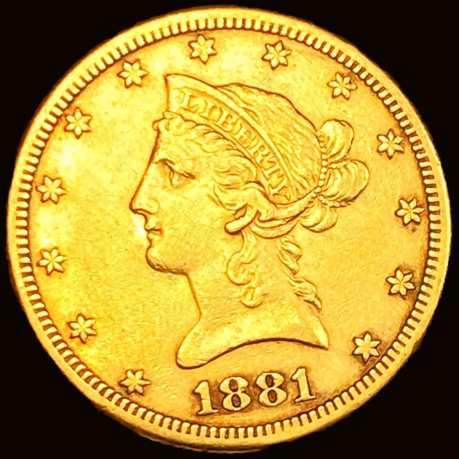 1881-CC $10 Gold Eagle (1 of 2)