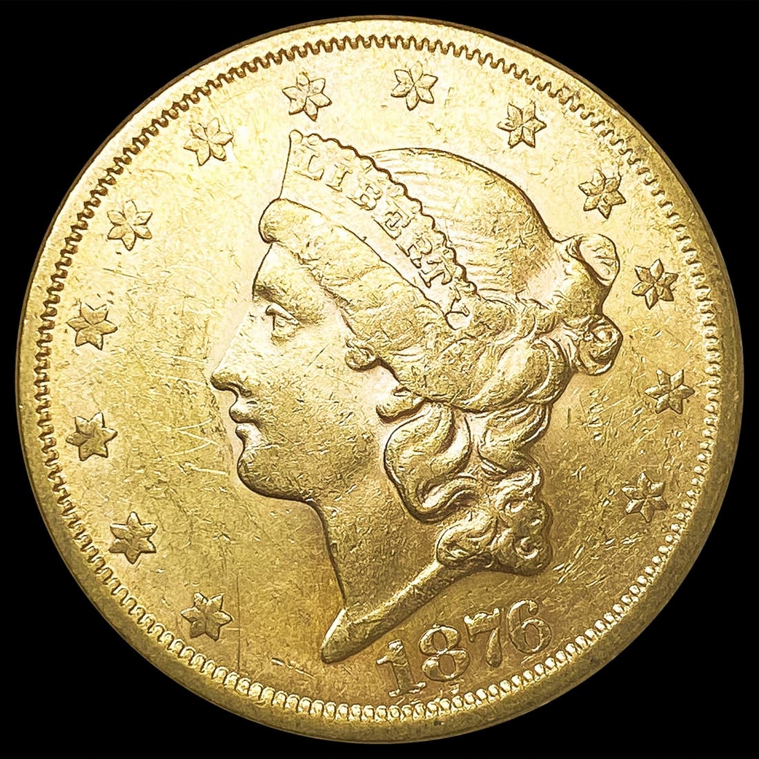 1876-S $20 Gold Double Eagle UNCIRCULATED (1 of 2)
