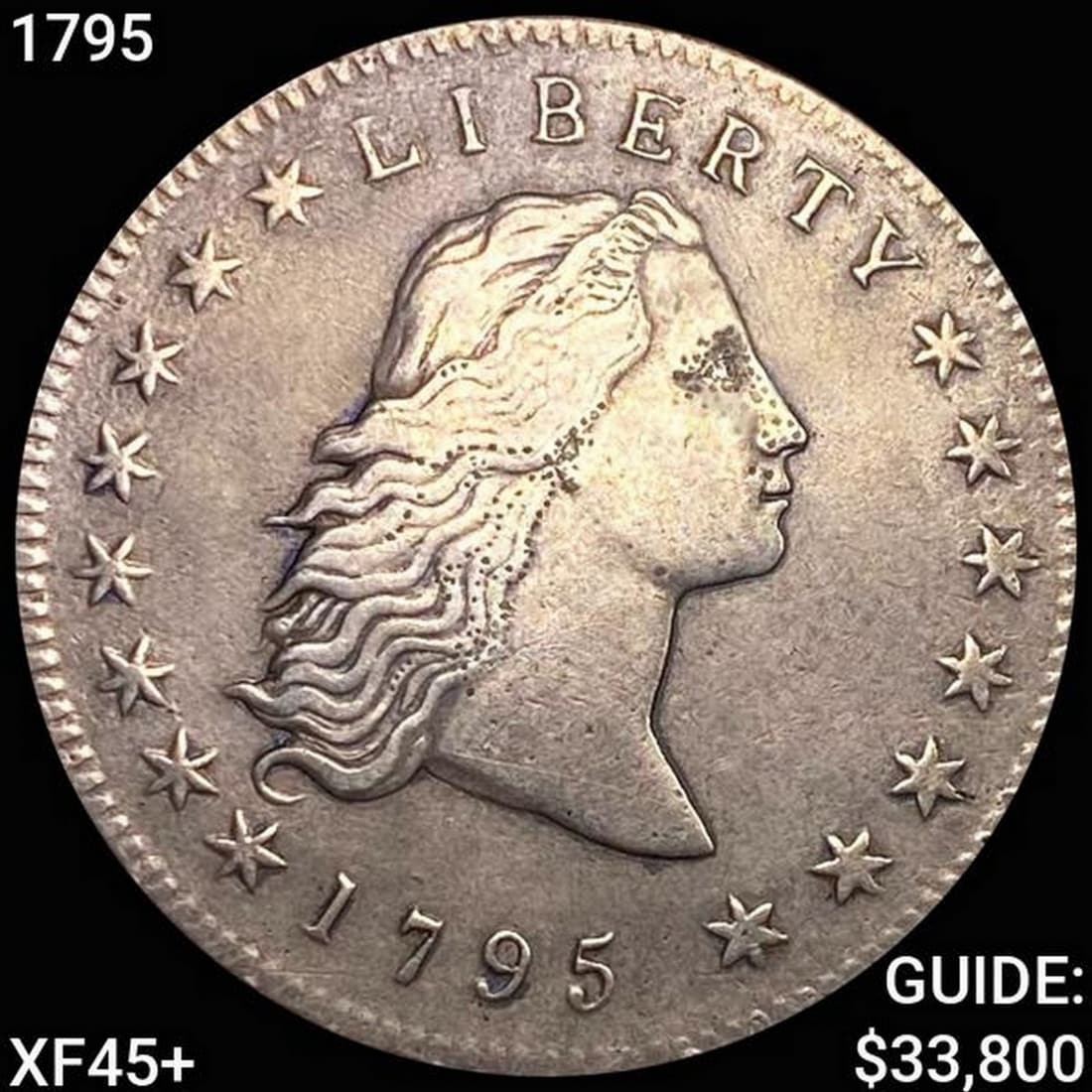 1795 Flowing Hair Dollar LIGHTLY CIRCULATED + (1 of 2)