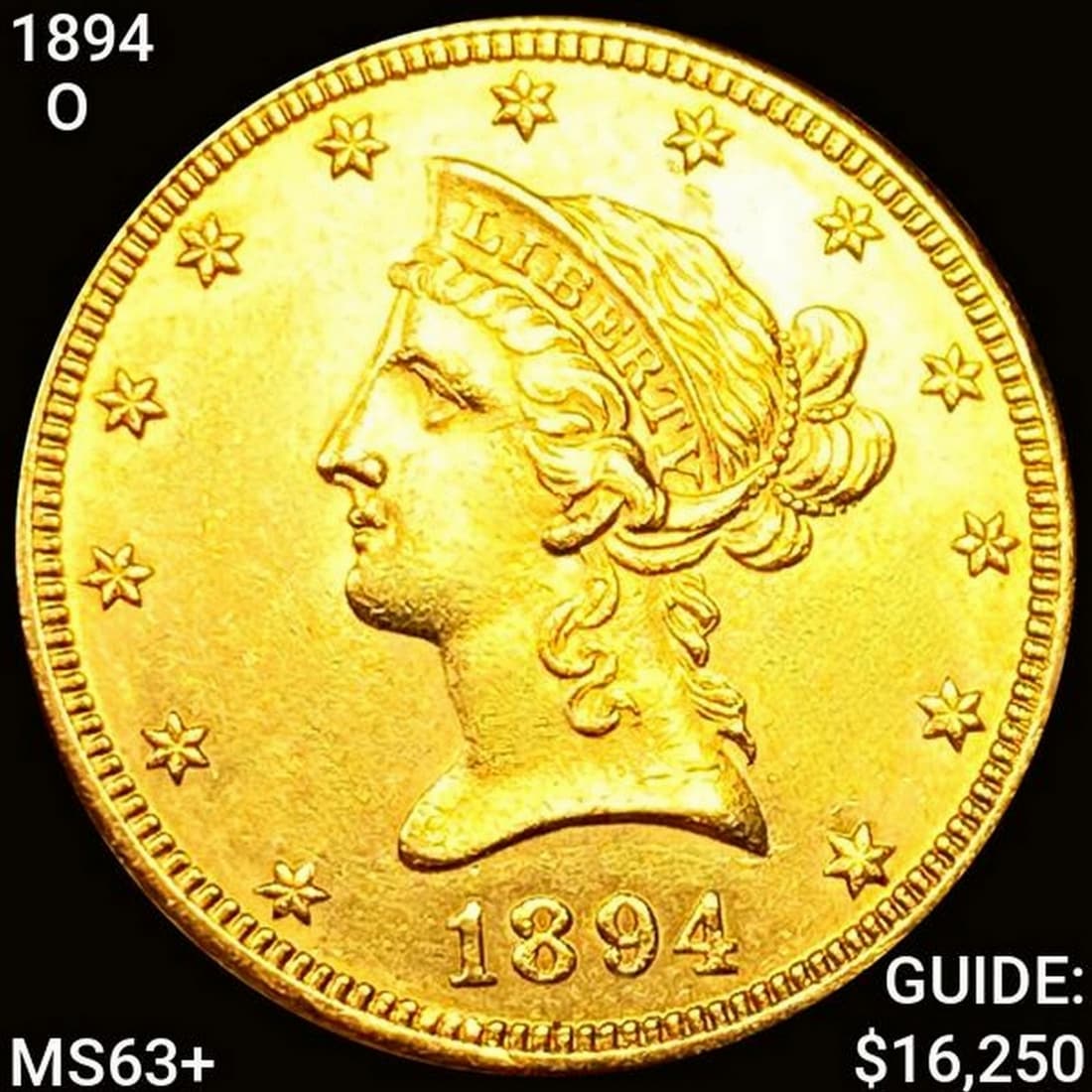 1894-O $10 Gold Eagle CHOICE BU+ UNCIRCULATED (1 of 2)