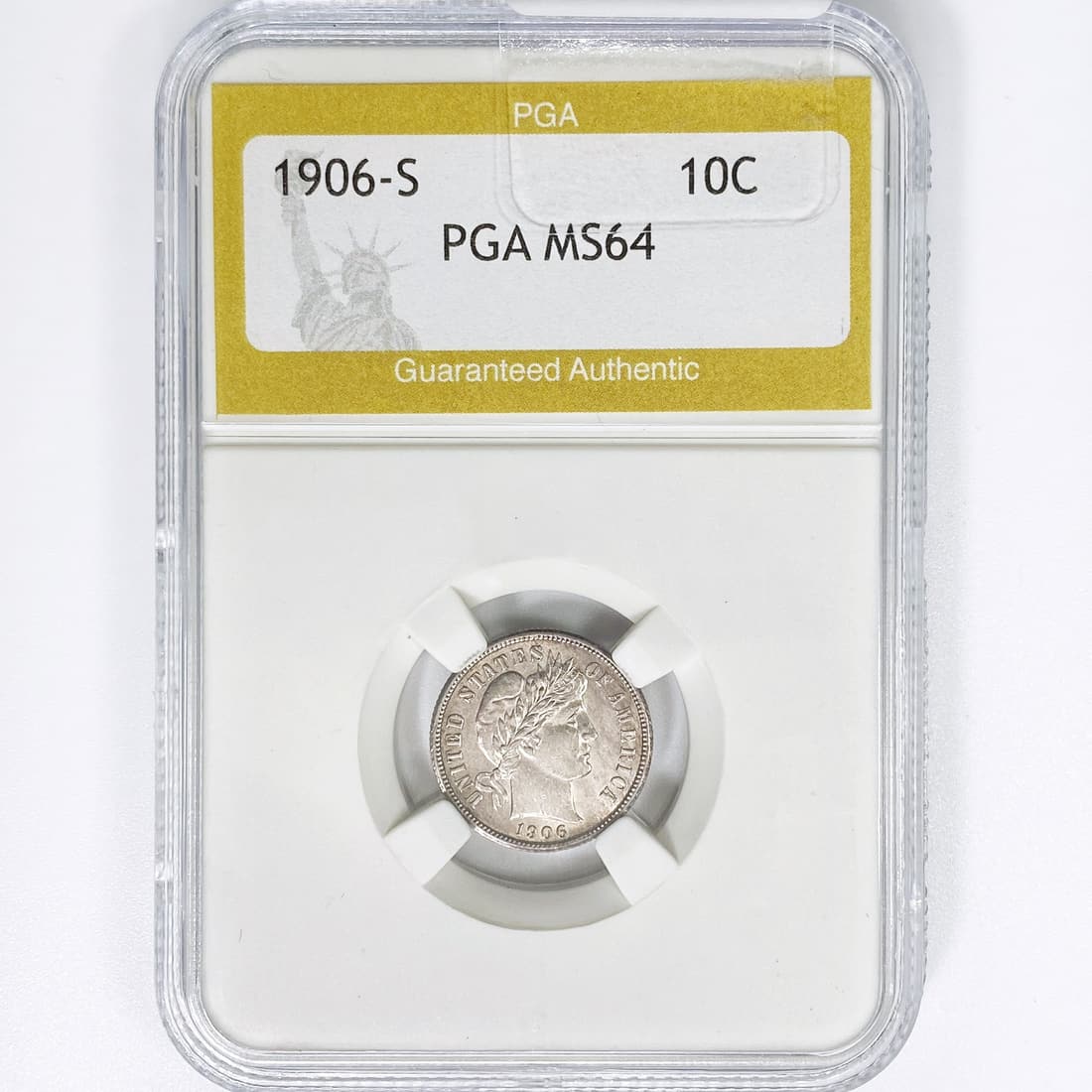 1906-S Barber Dime PGA MS64 (1 of 2)