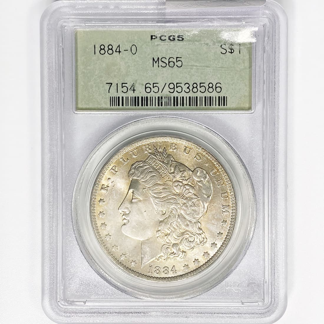 1884-O Morgan Silver Dollar PCGS MS65 (1 of 2)