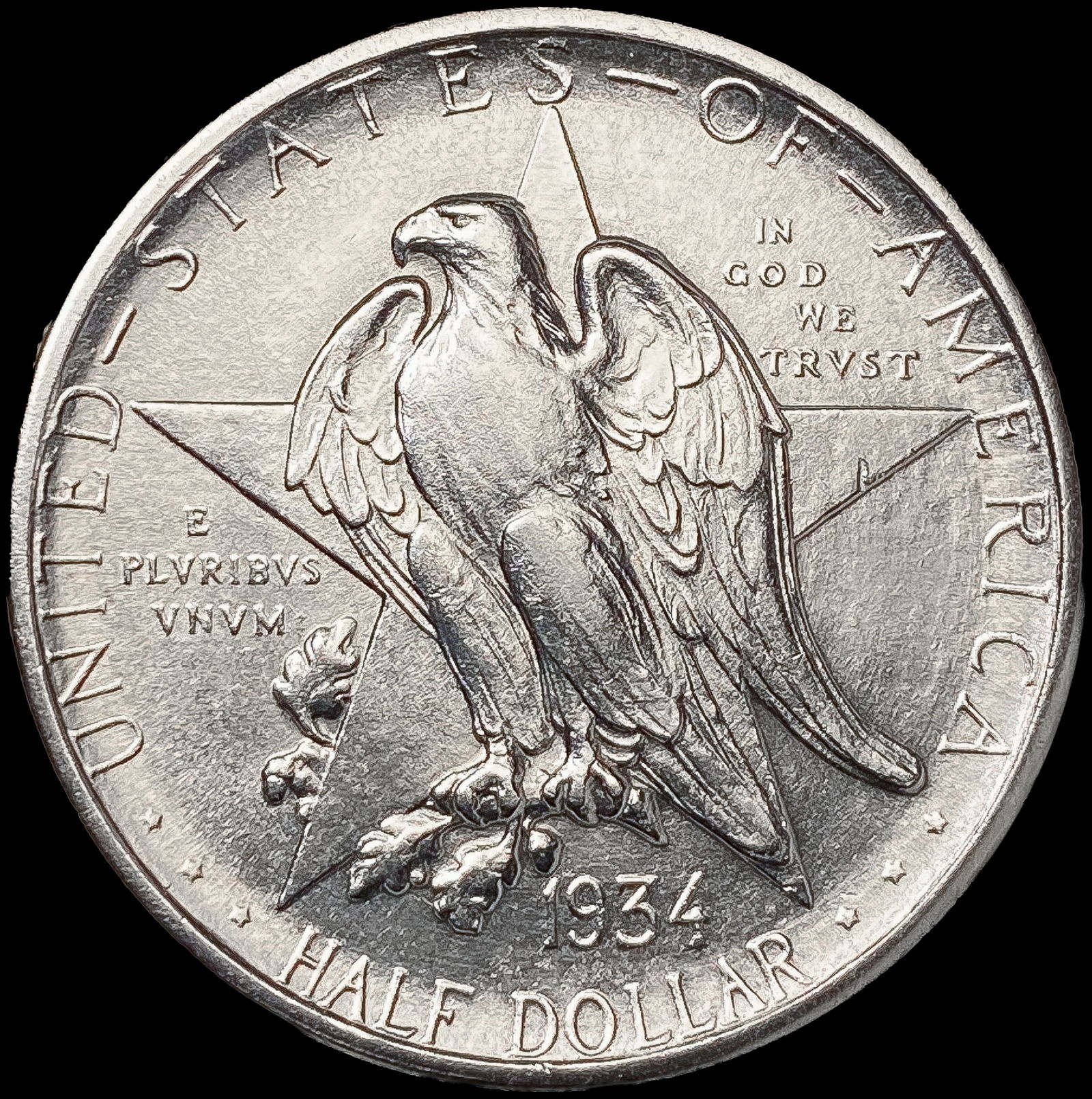 1934 Texas Half Dollar GEM BU (1 of 2)