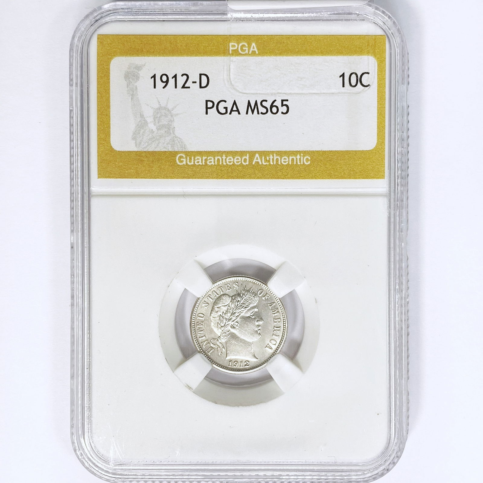 1912-D Barber Dime PGA MS65 (1 of 2)