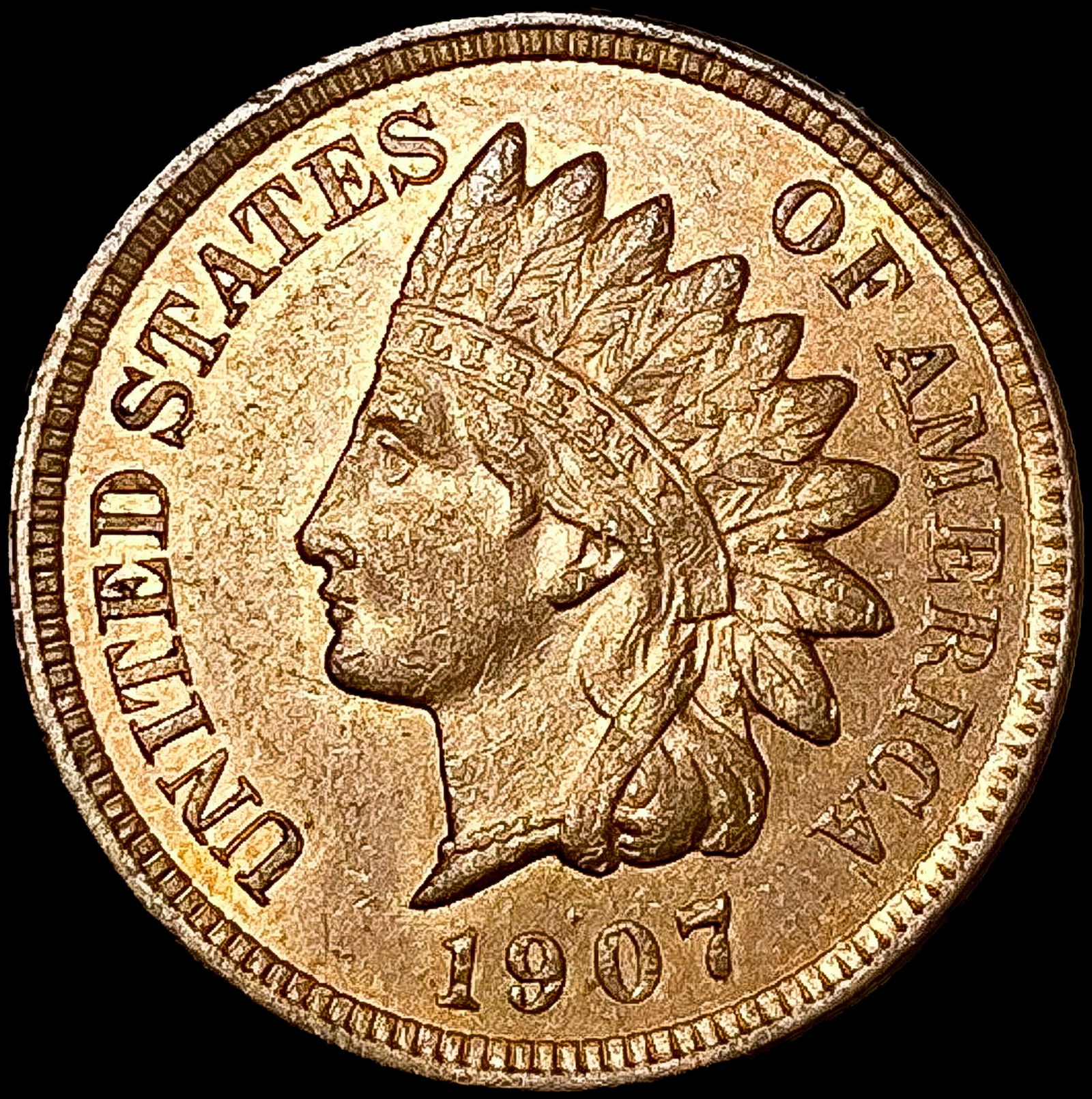 1907 Indian Head Cent UNCIRCULATED (1 of 2)