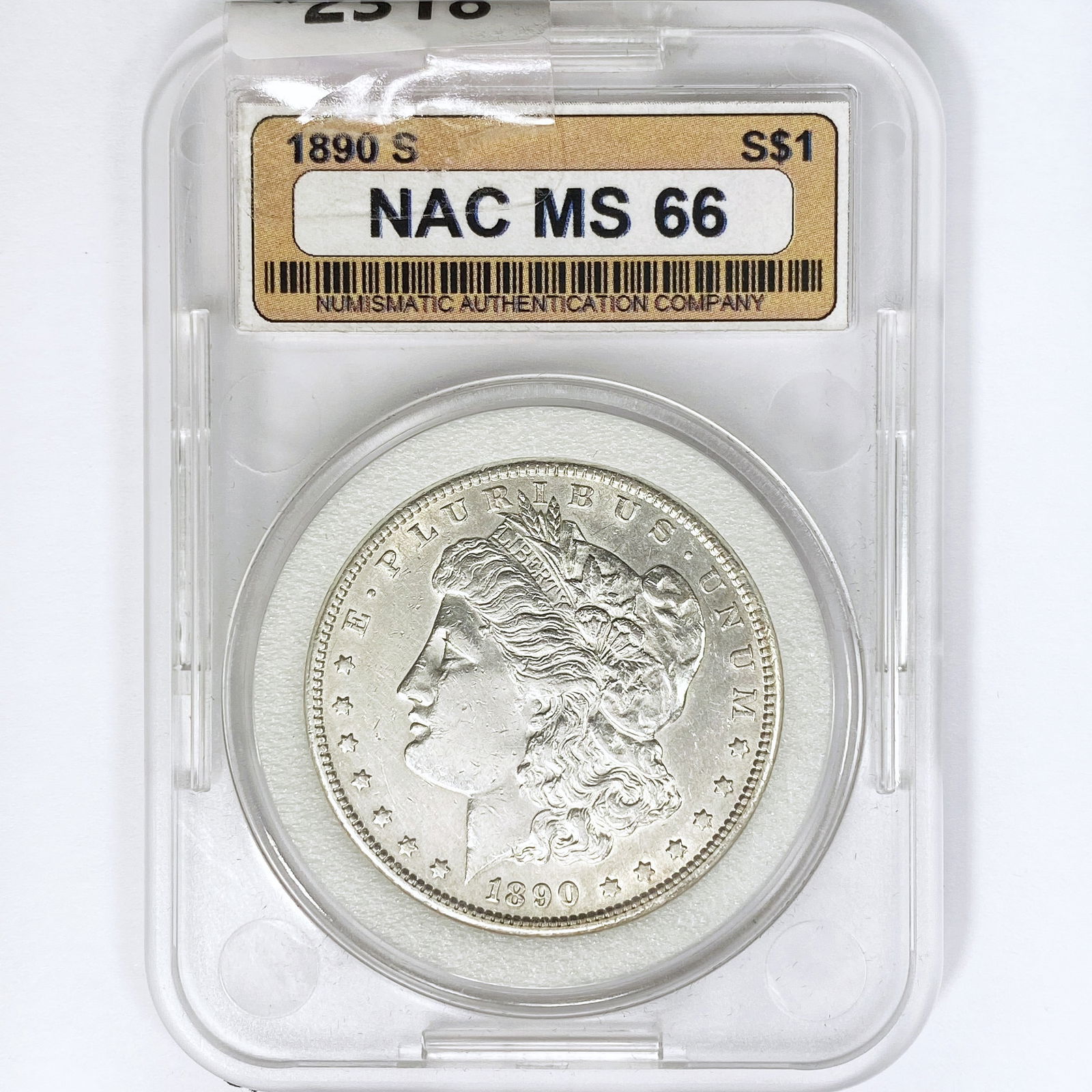 1890-S Morgan Silver Dollar NAC MS66 (1 of 2)