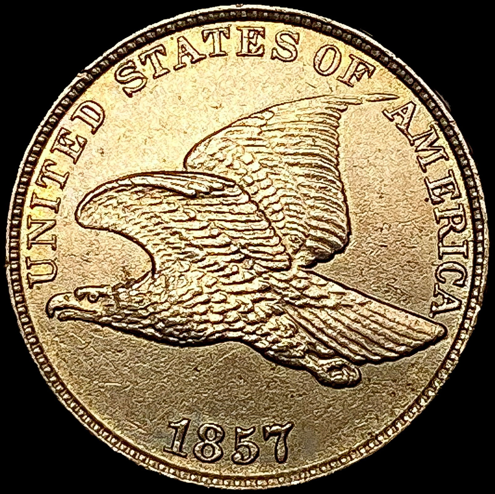 1857 Flying Eagle Cent UNCIRCULATED (1 of 2)
