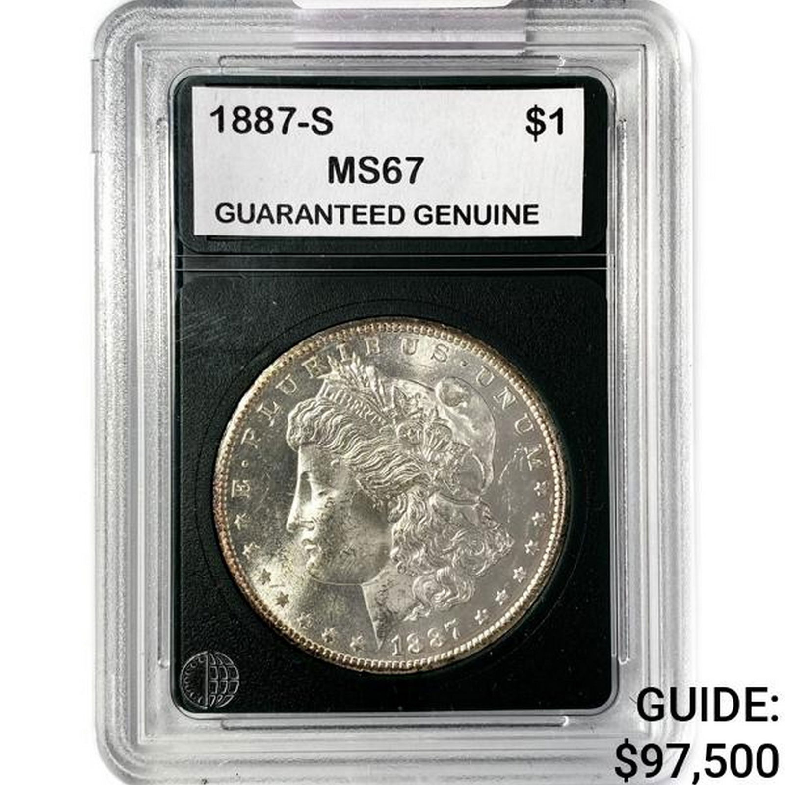 1887-S Morgan Silver Dollar GG MS67 (1 of 2)