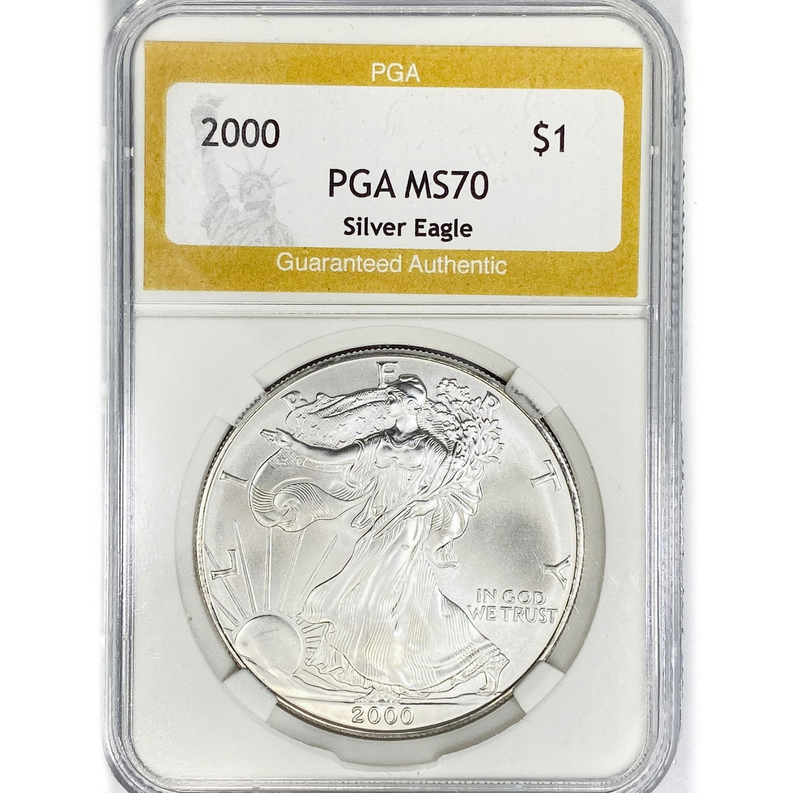 2000 American Silver Eagle PGA MS70 (1 of 2)