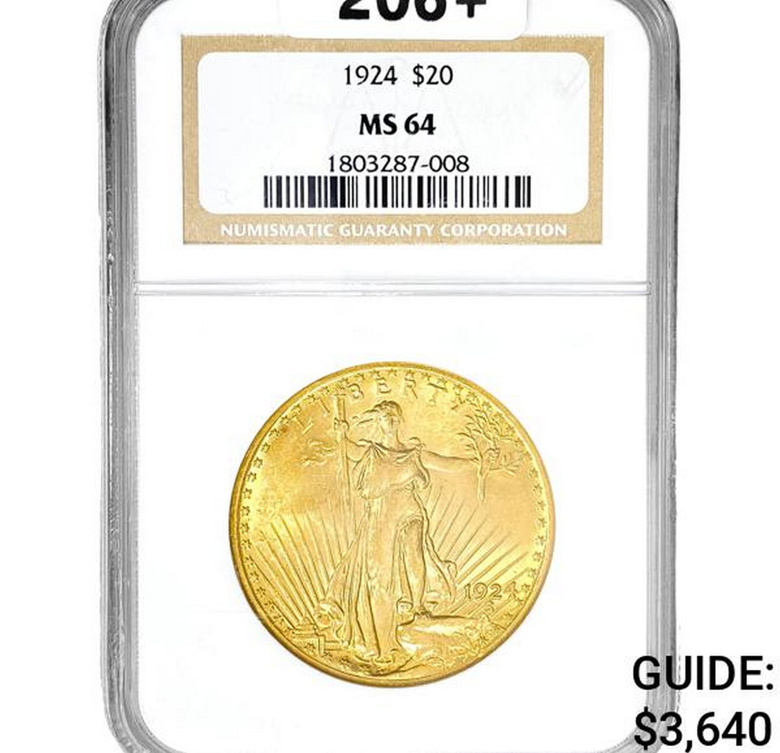 1924 SG $20 Gold Double Eagle NGC MS64 (1 of 2)
